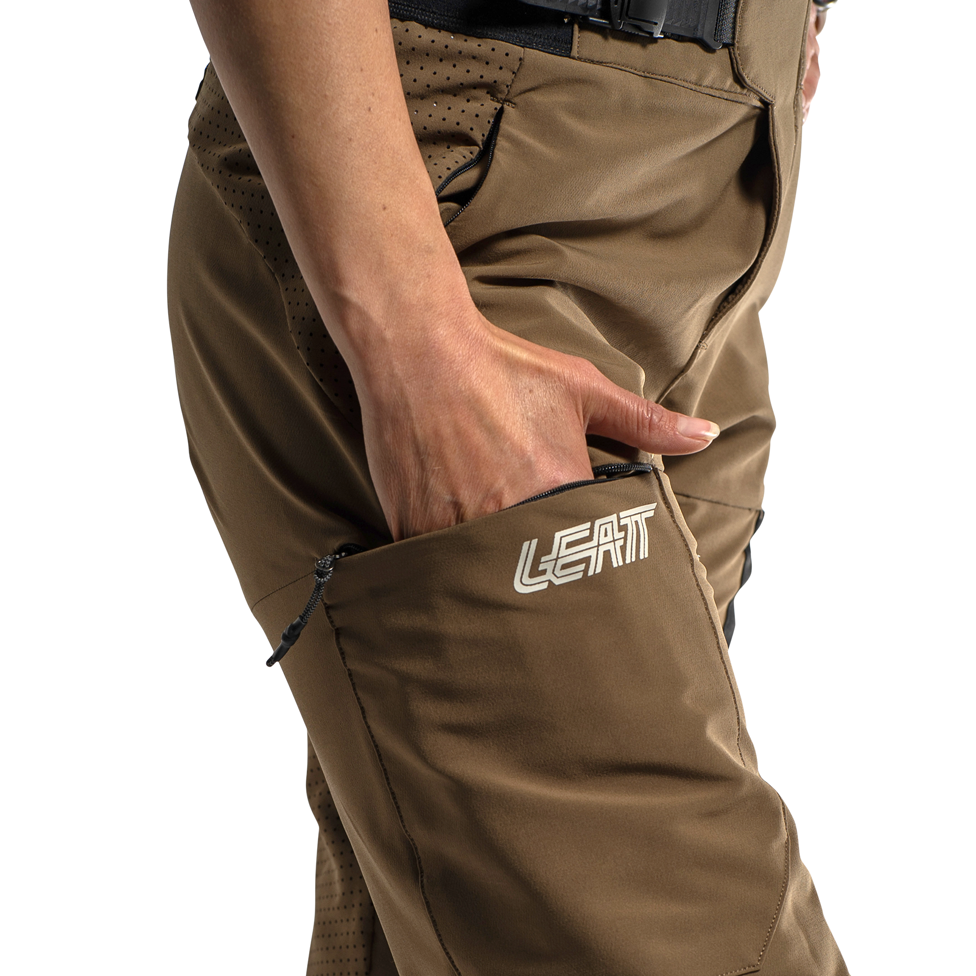 Leatt MTB Enduro 3.0 Women's Shorts - Women's S - Loam - Image 8
