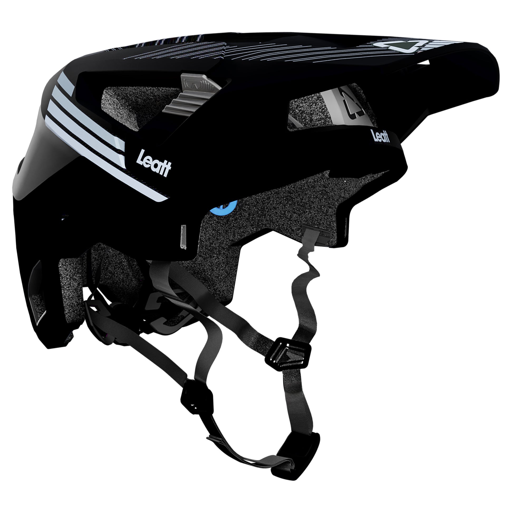 Leatt MTB Enduro 4.0 Helmet - L - Stealth Black/Grey - Image 4
