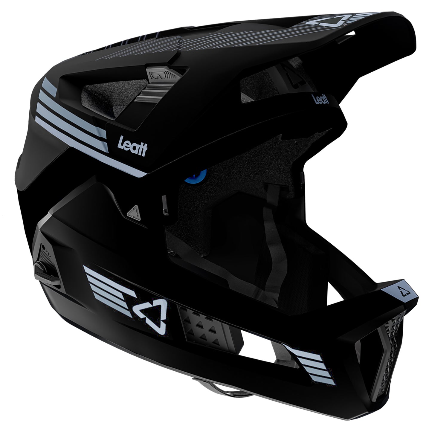 Leatt MTB Enduro 4.0 Helmet - S - Stealth Black/Grey - Image 3