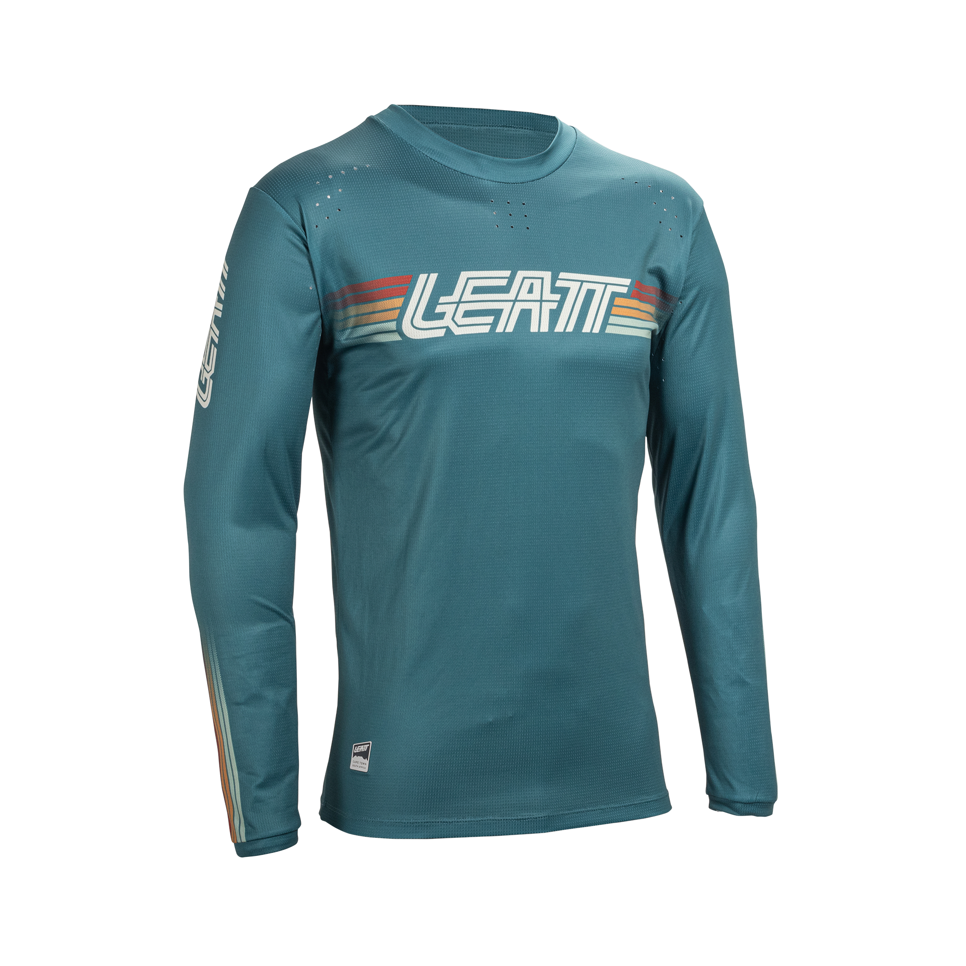 Leatt MTB Enduro 4.0 Long Sleeve Jersey - XL - Teal - Image 1