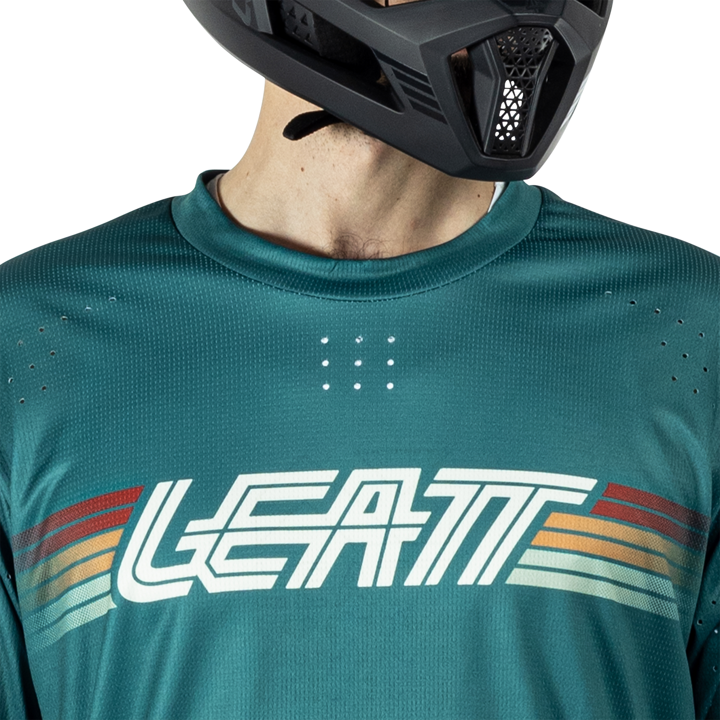 Leatt MTB Enduro 4.0 Long Sleeve Jersey - XL - Teal - Image 6