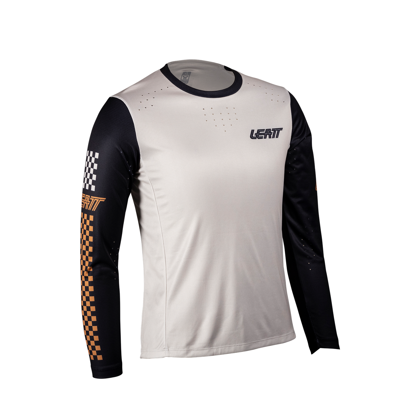 Leatt MTB Enduro 4.0 Women's Long Sleeve Jersey - Women's M - Cream - Image 1