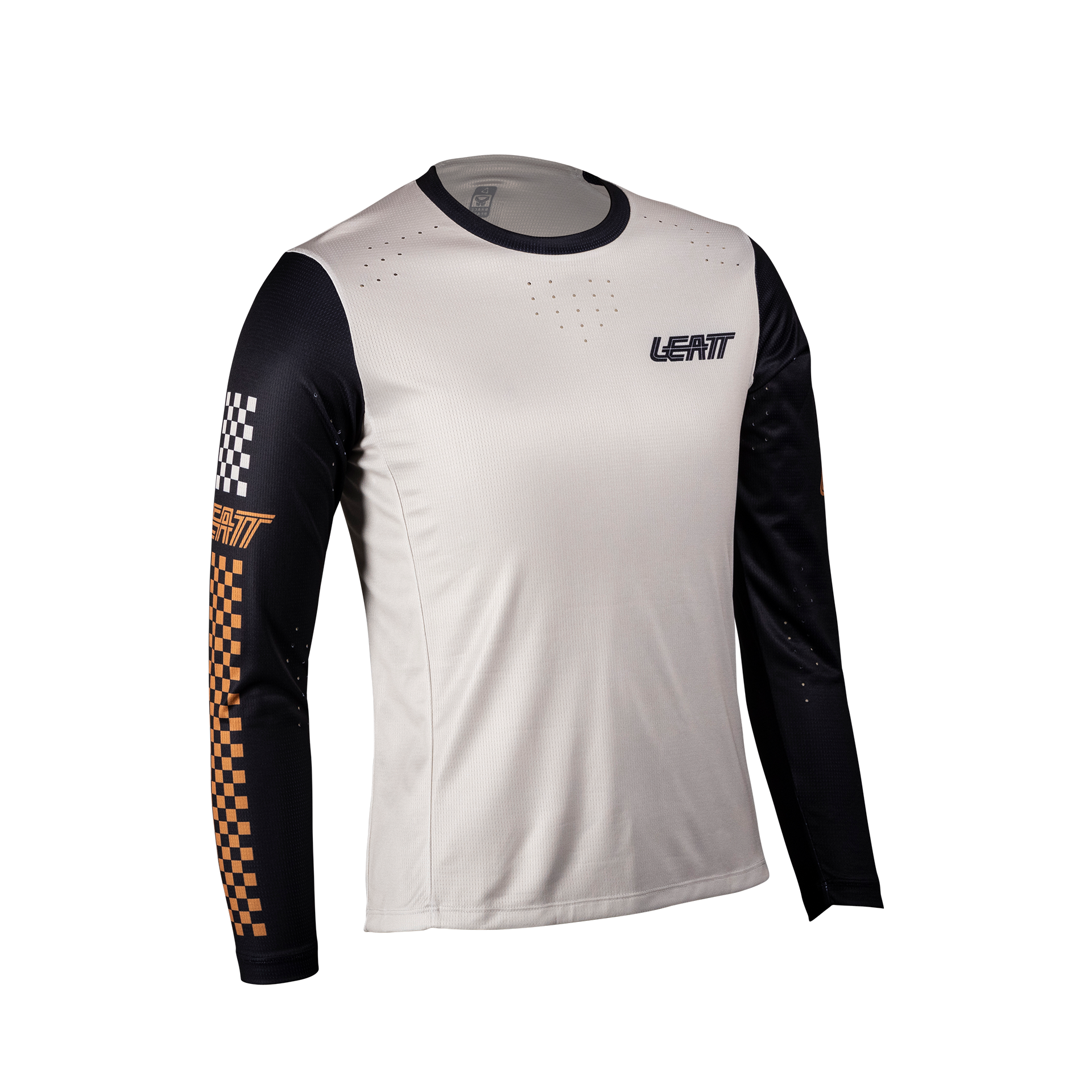 Leatt MTB Enduro 4.0 Women's Long Sleeve Jersey - Women's M - Cream - Image 1