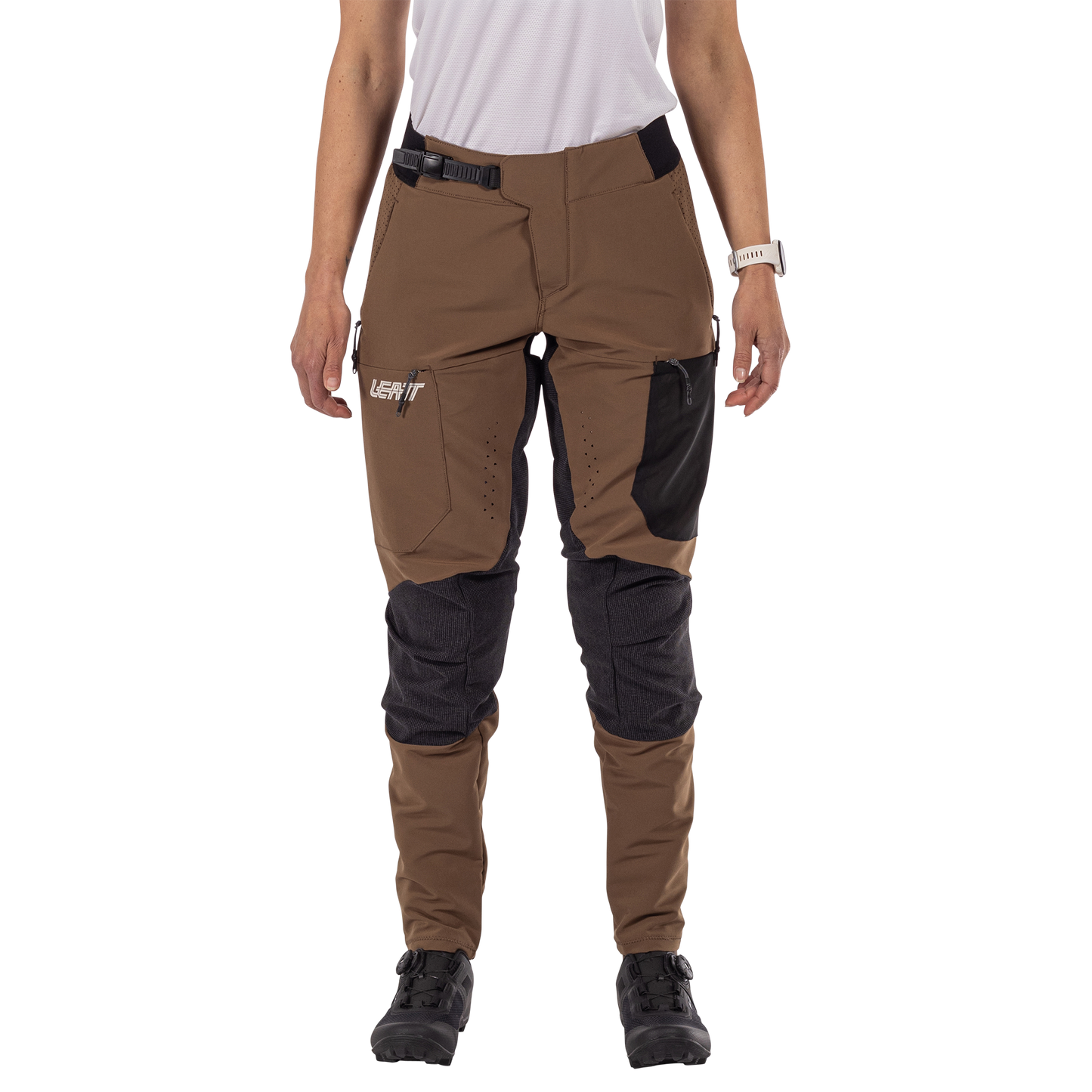 Leatt MTB Enduro 4.0 Women's Pants - L-34 - Loam - Image 3