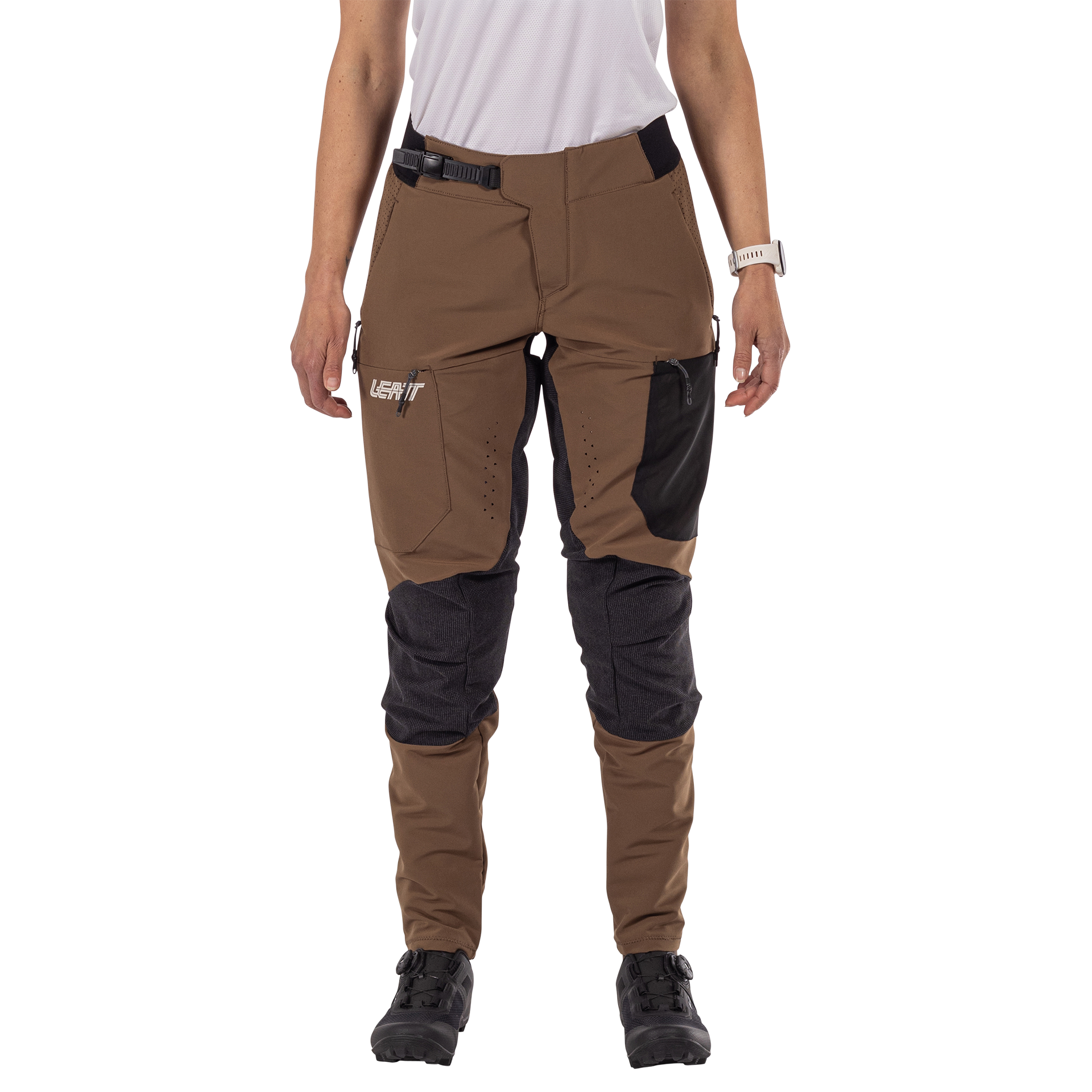 Leatt MTB Enduro 4.0 Women's Pants - XS-28 - Loam - Image 3