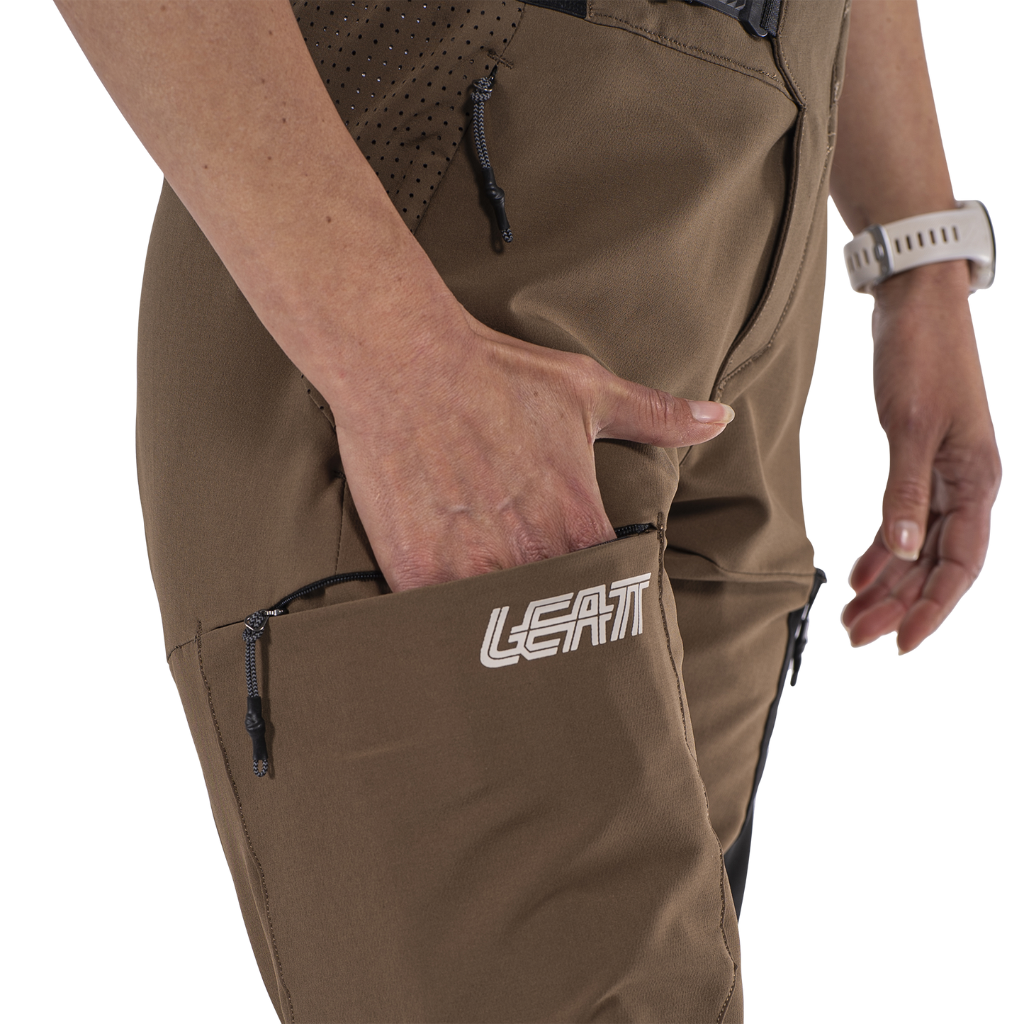Leatt MTB Enduro 4.0 Women's Pants - XS-28 - Loam - Image 7