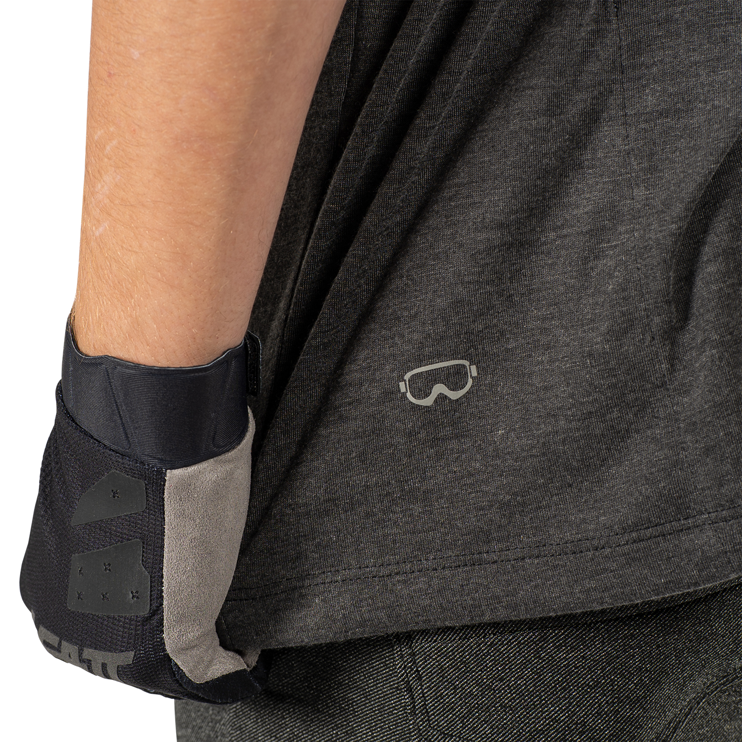 Leatt MTB Gravity 1.0 Short Sleeve Jersey - 2XL - Black - Image 7