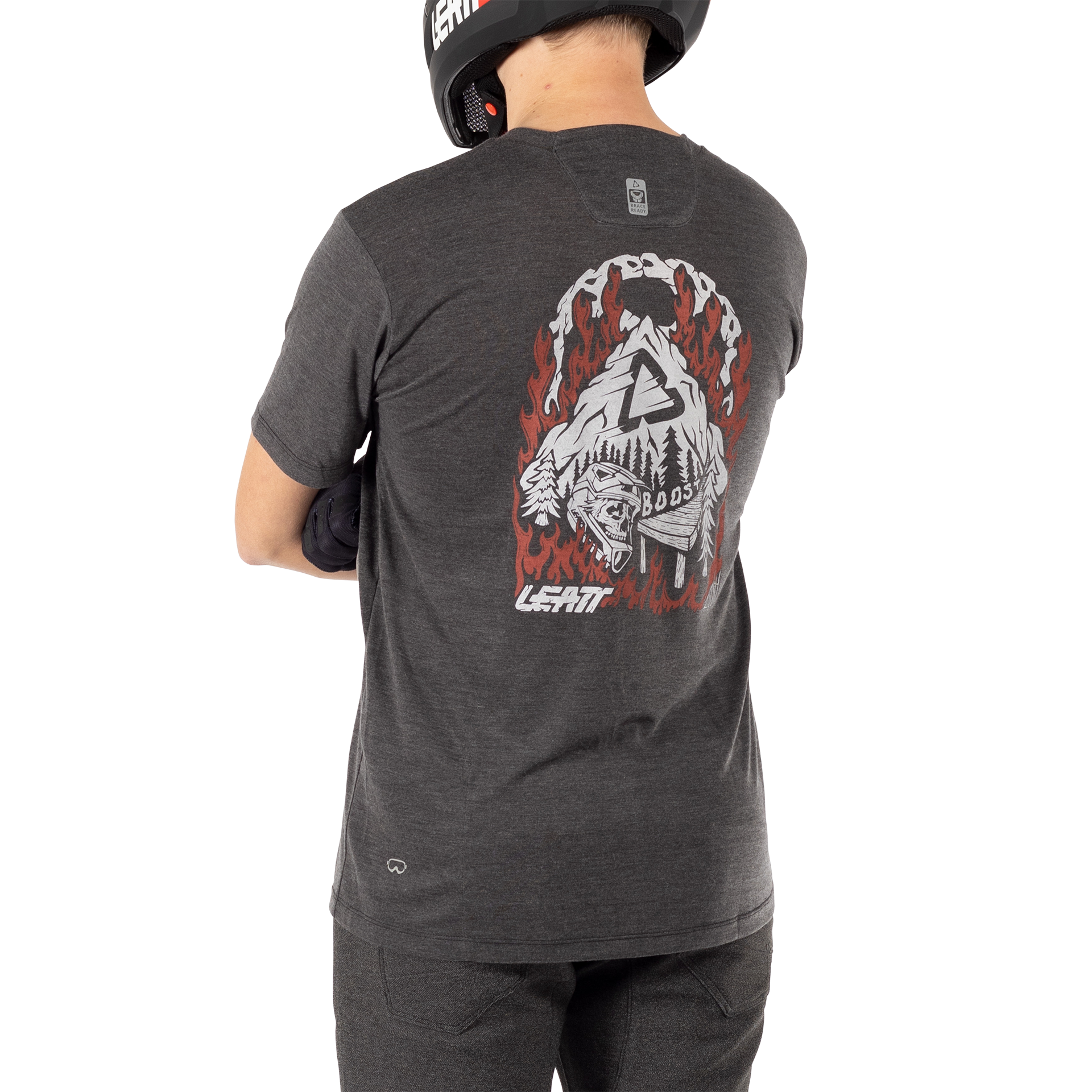 Leatt MTB Gravity 1.0 Short Sleeve Jersey - L - Black - Image 5