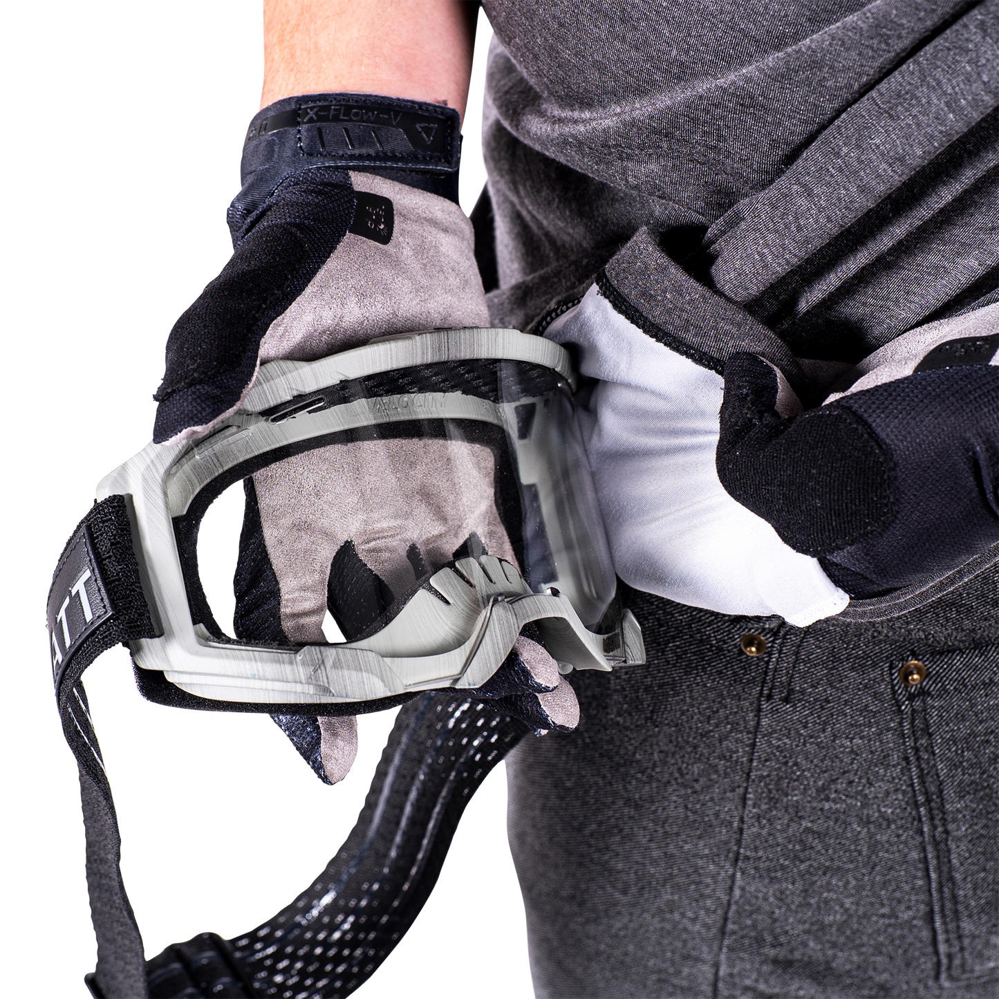 Leatt MTB Gravity 1.0 Short Sleeve Jersey - L - Black - Image 8