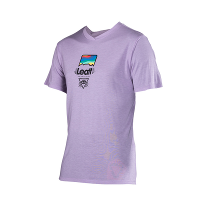 Leatt MTB Gravity 1.0 Short Sleeve Jersey - L - Lavender - Image 1