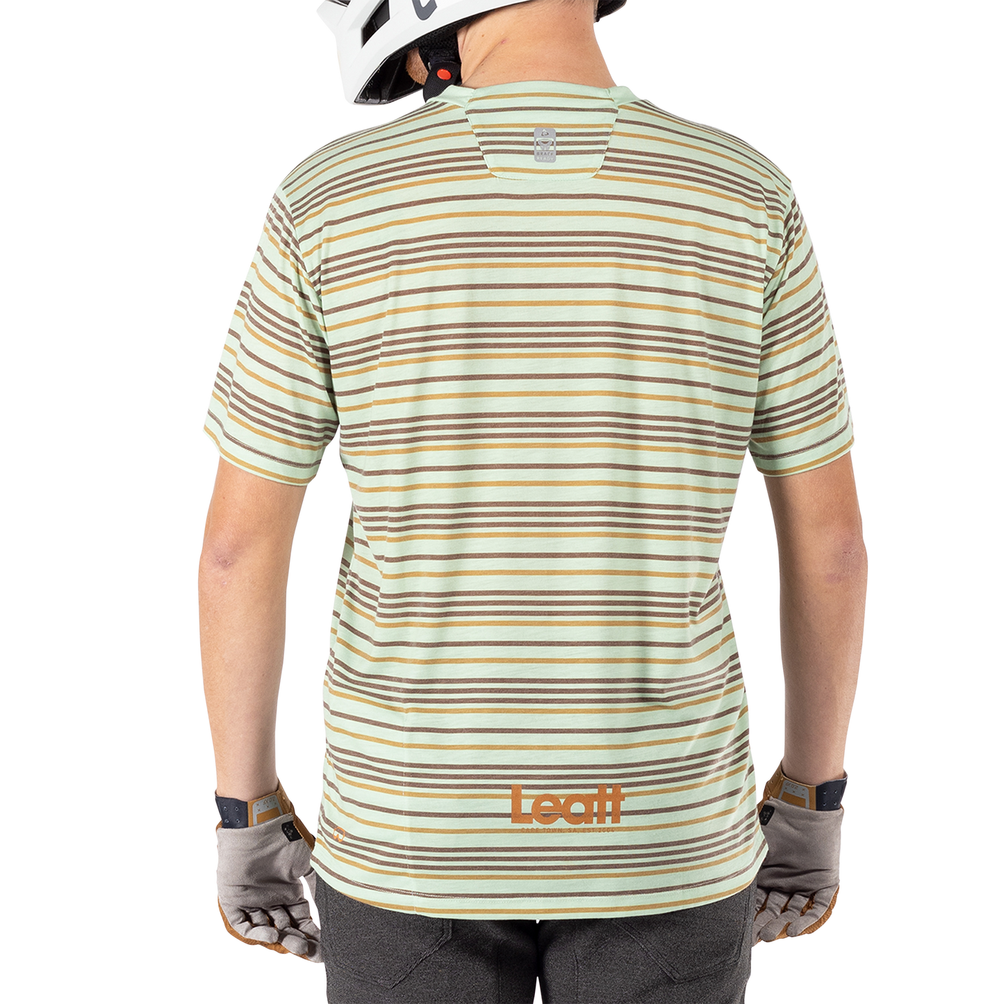 Leatt MTB Gravity 1.0 Short Sleeve Jersey - L - Mint - Image 4