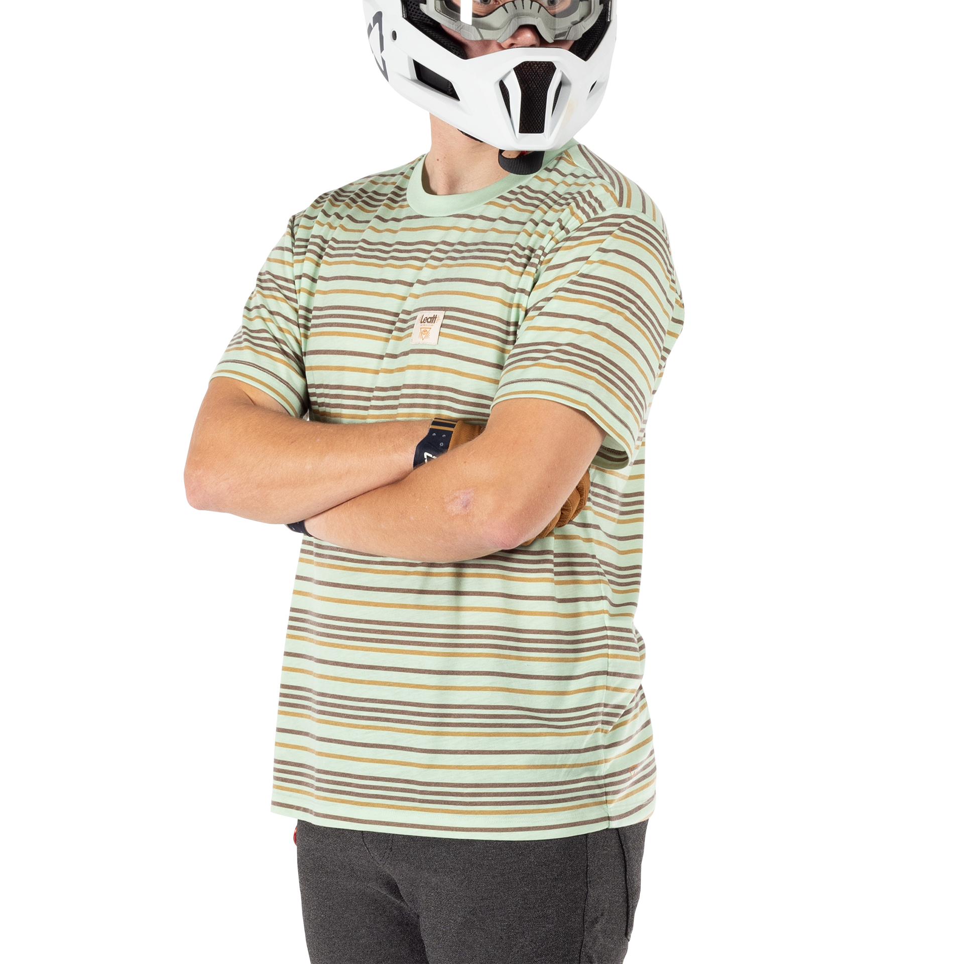 Leatt MTB Gravity 1.0 Short Sleeve Jersey - L - Mint - Image 5