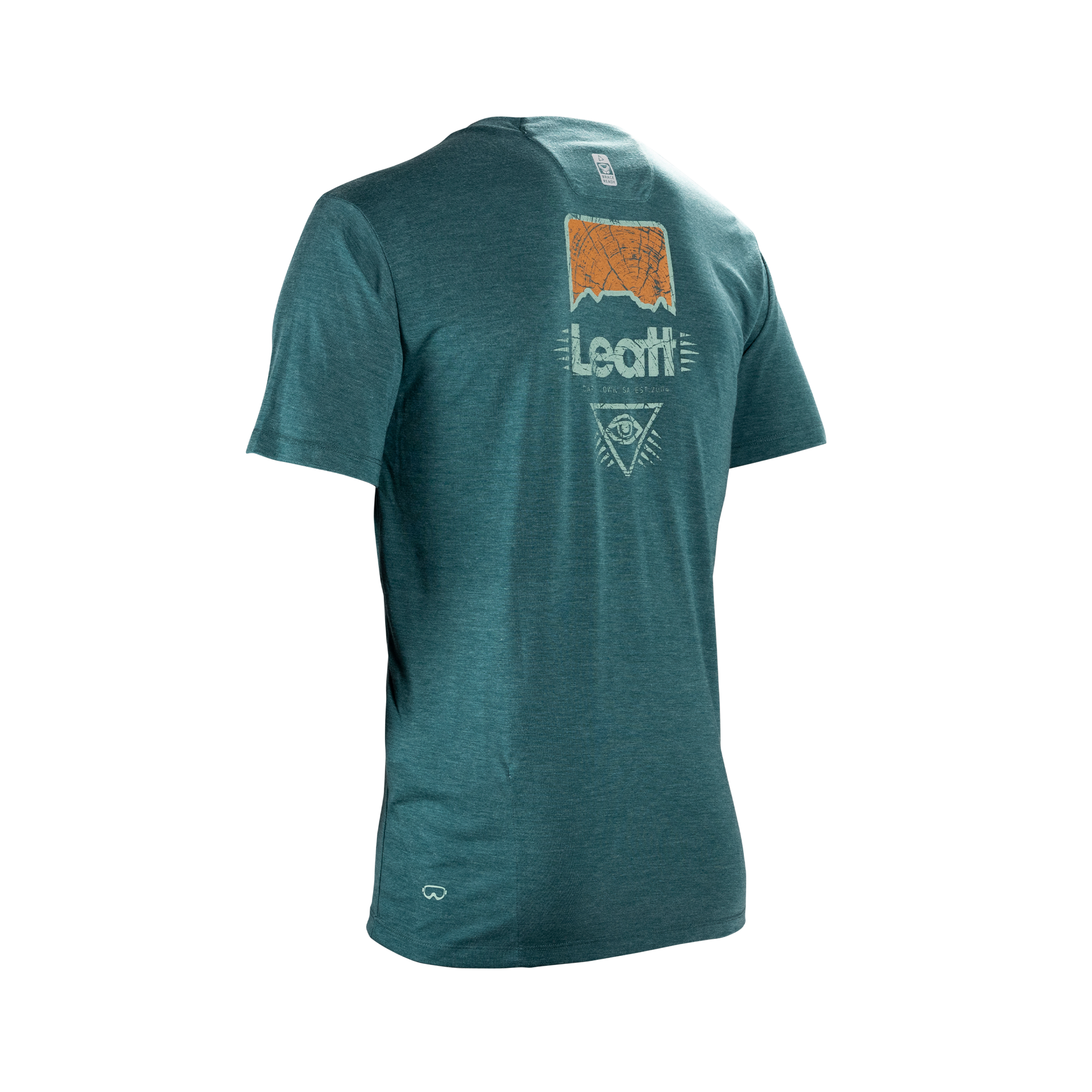 Leatt MTB Gravity 1.0 Short Sleeve Jersey - L - Teal - Image 2