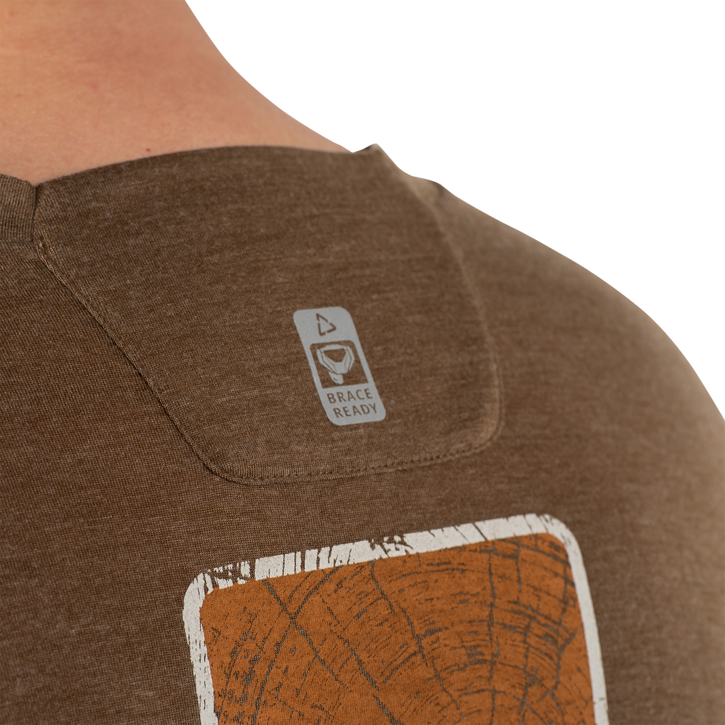 Leatt MTB Gravity 1.0 Short Sleeve Jersey - M - Loam - Image 6