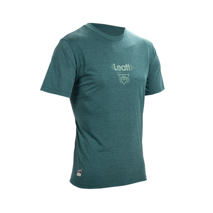 Leatt MTB Gravity 1.0 Short Sleeve Jersey - M - Teal - Image 1