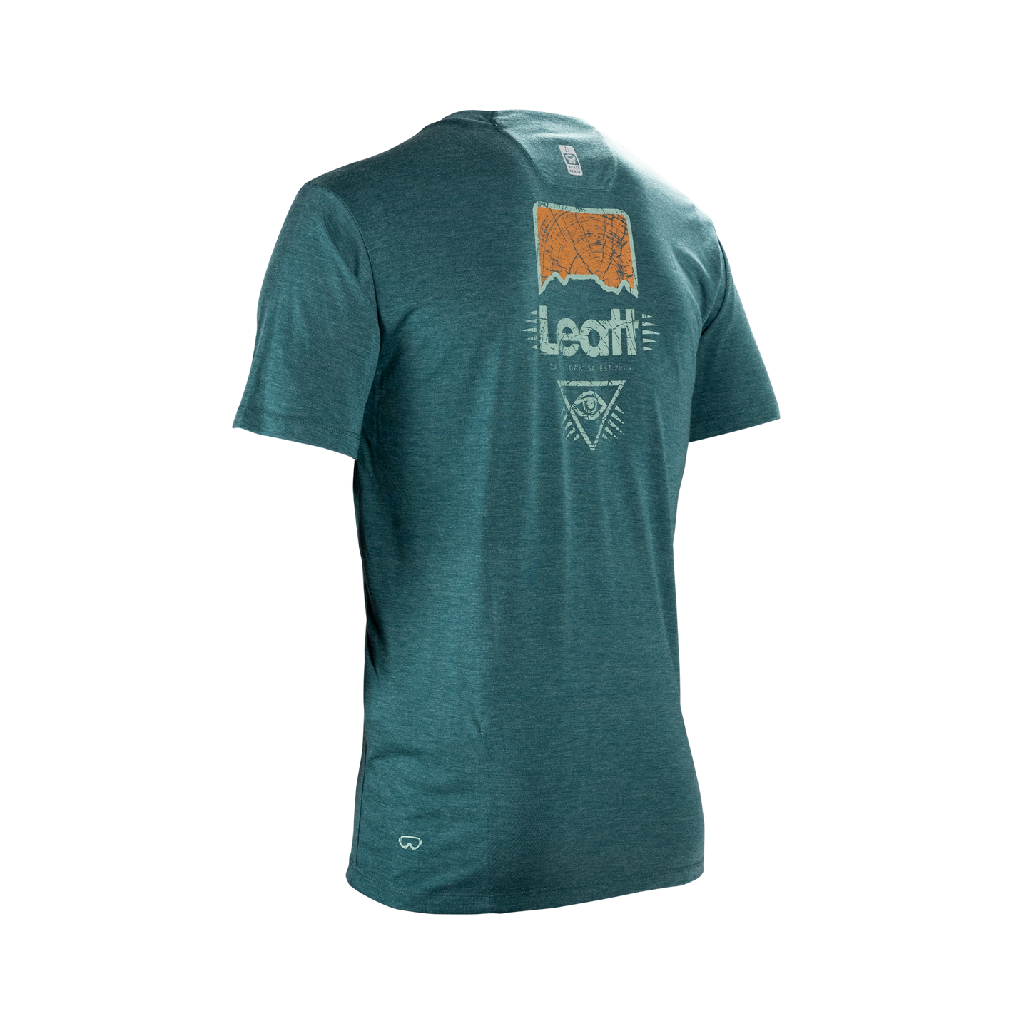 Leatt MTB Gravity 1.0 Short Sleeve Jersey - M - Teal - Image 2