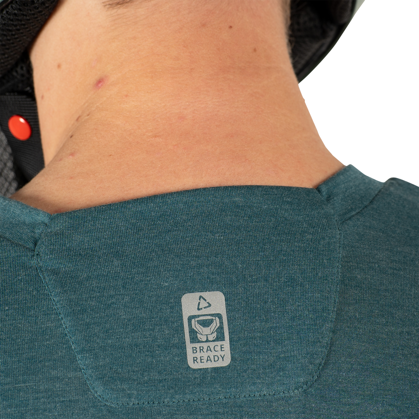 Leatt MTB Gravity 1.0 Short Sleeve Jersey - M - Teal - Image 5