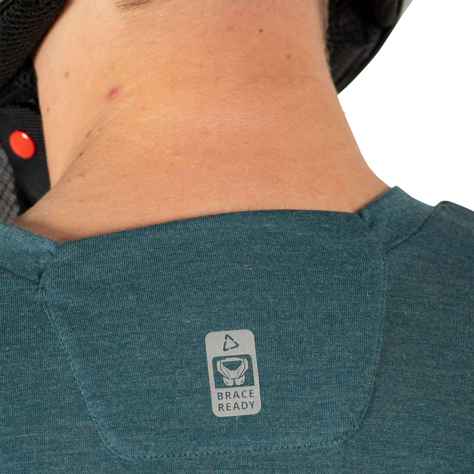 Leatt MTB Gravity 1.0 Short Sleeve Jersey - M - Teal - Image 5