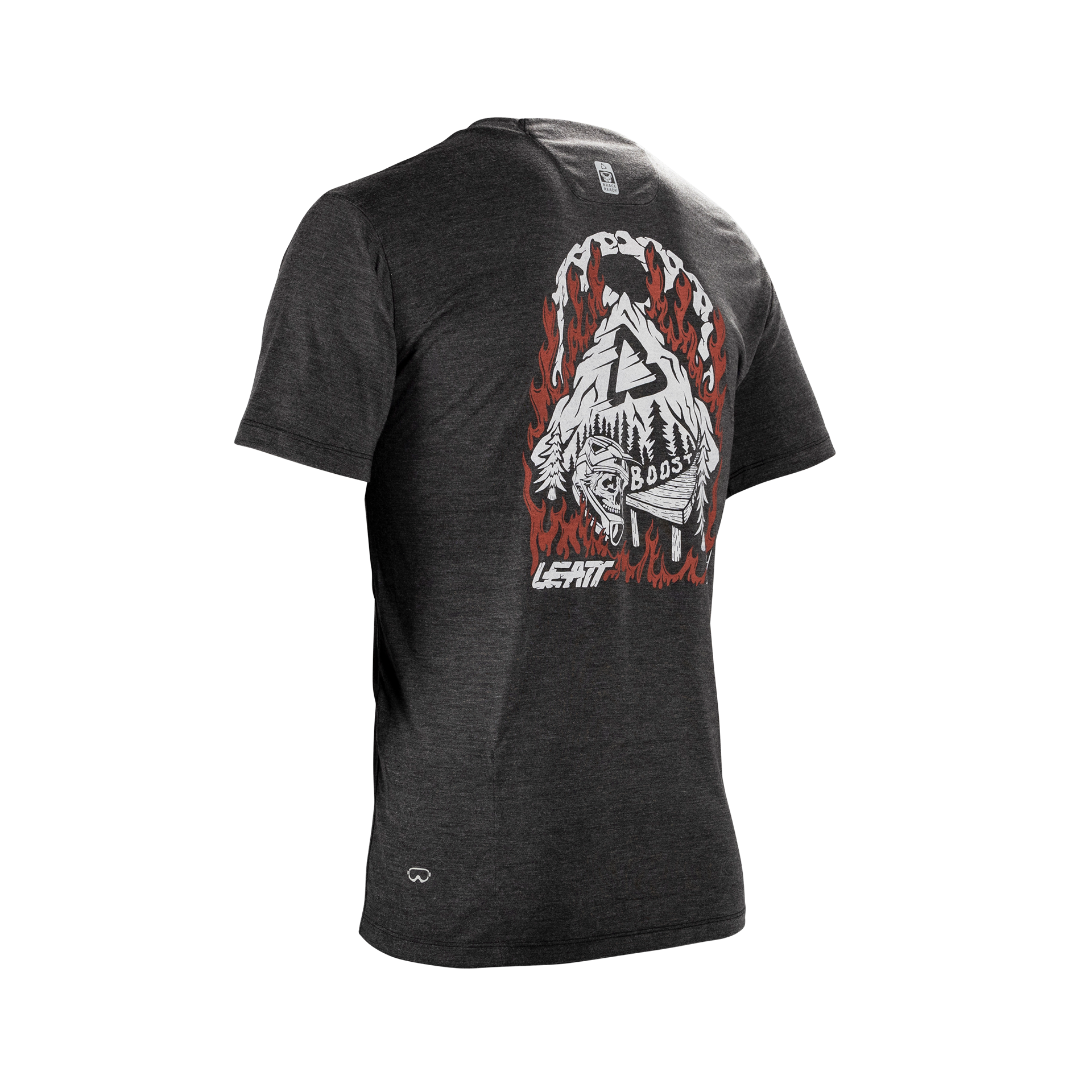 Leatt MTB Gravity 1.0 Short Sleeve Jersey - S - Black - Image 2