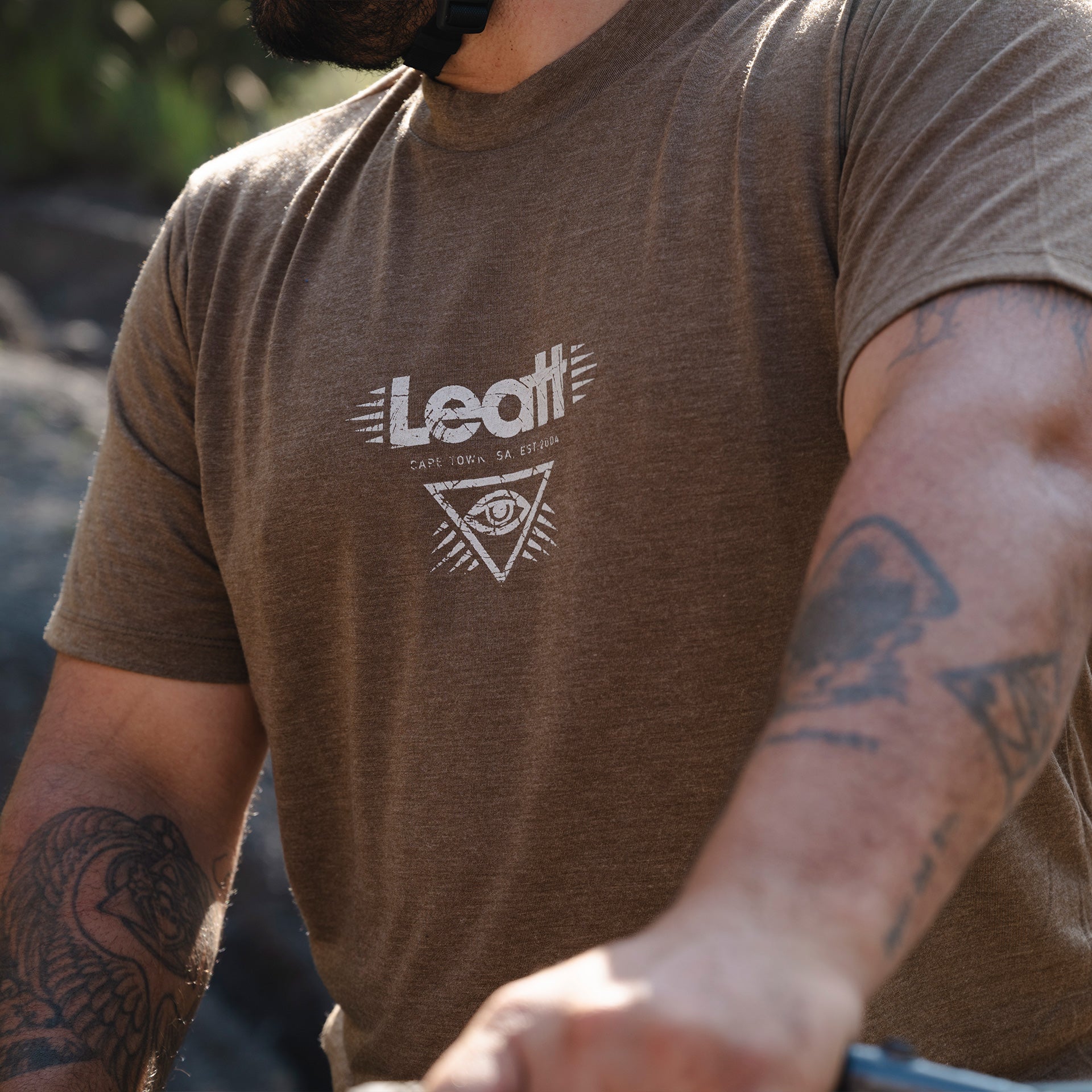 Leatt MTB Gravity 1.0 Short Sleeve Jersey - XL - Loam - Image 9