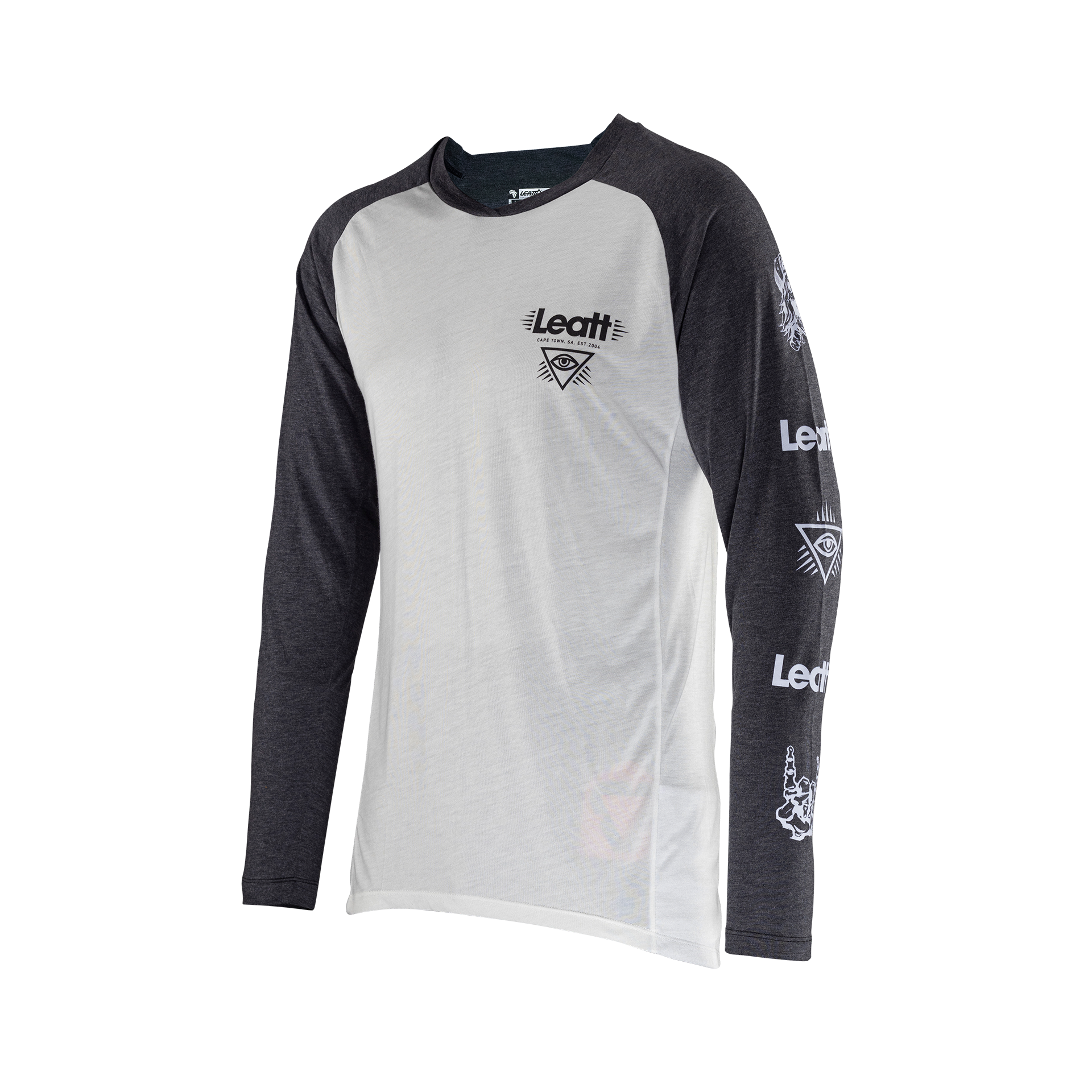 Leatt MTB Gravity 2.0 Long Sleeve Jersey - 2XL - White - Image 1