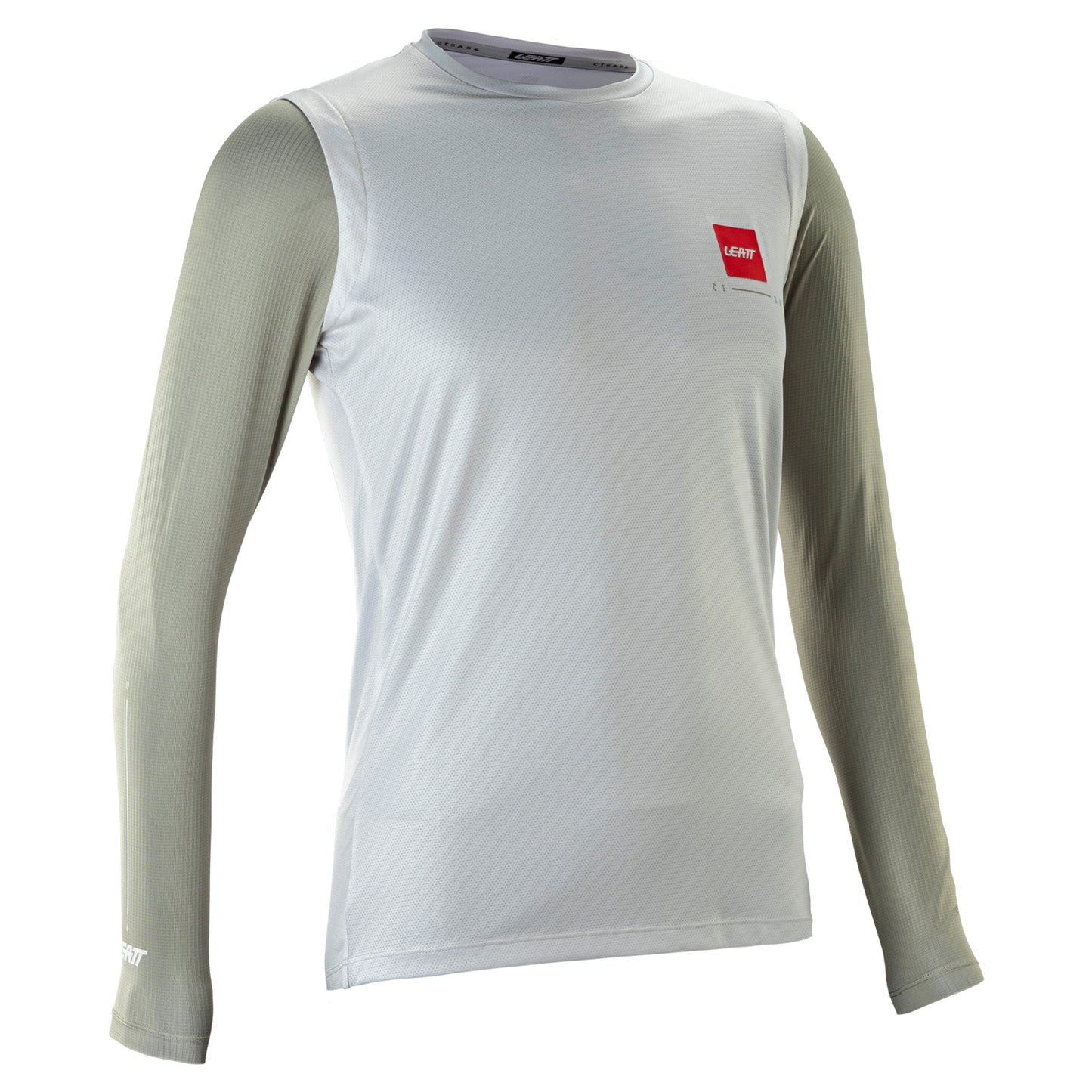 Leatt MTB Gravity 2.0 Long Sleeve Women's Jersey - M - White - Image 1