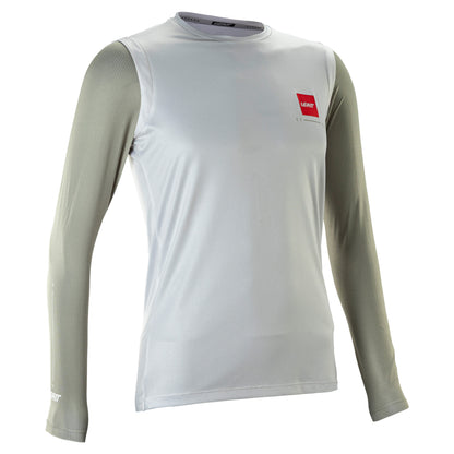 Leatt MTB Gravity 2.0 Long Sleeve Women's Jersey - M - White - Image 1