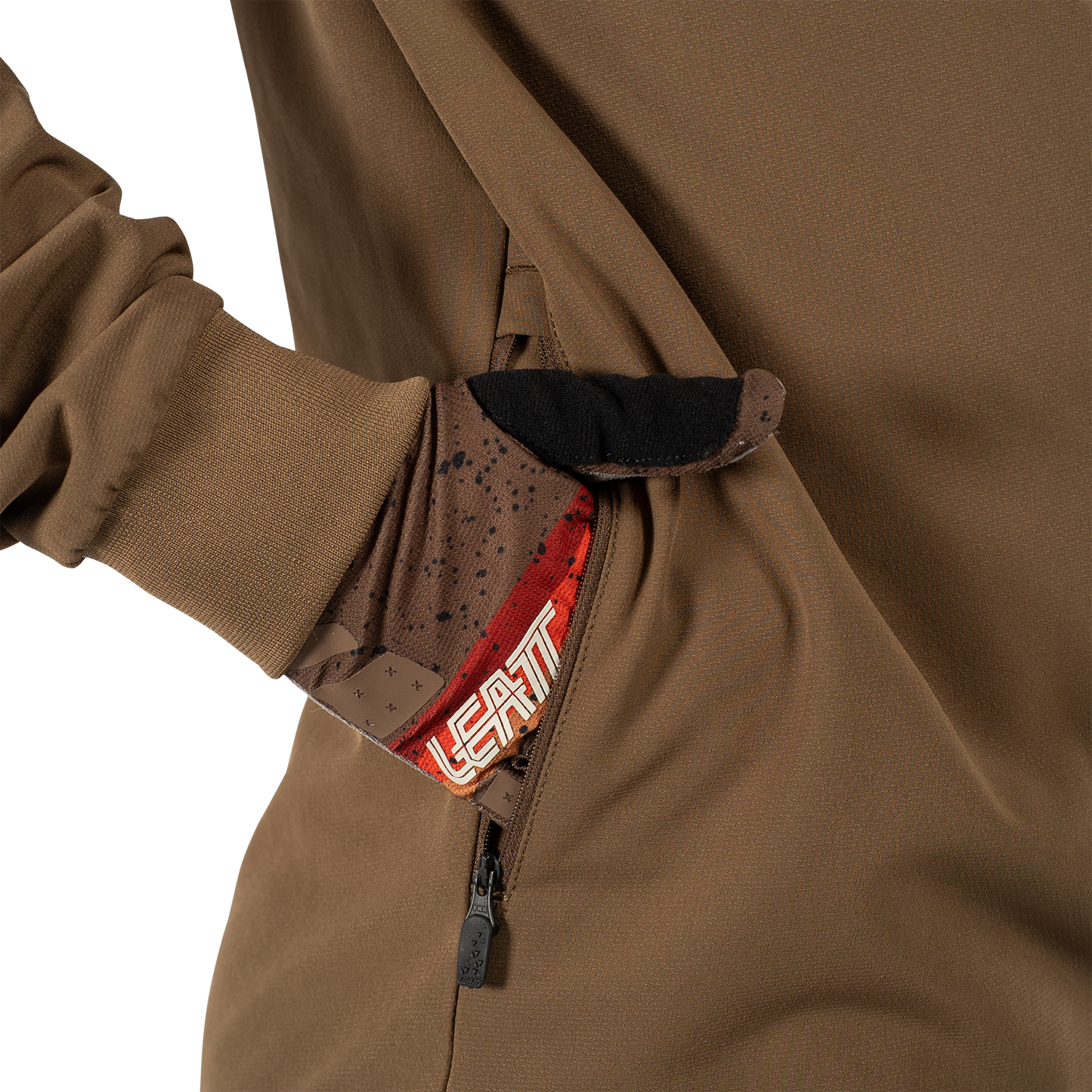 Leatt MTB Gravity 3.0 Hoodie - 2XL - Loam - Image 8