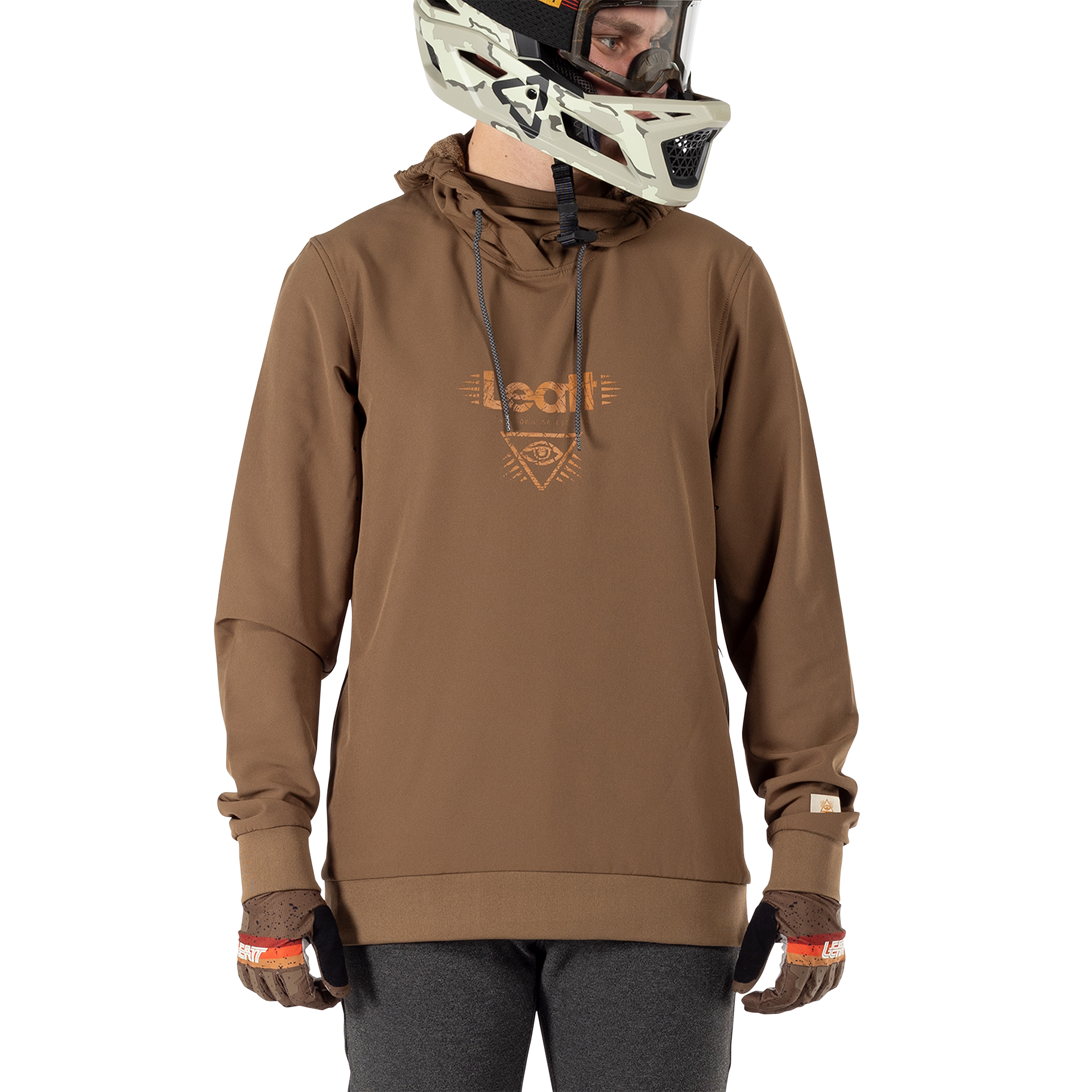 Leatt MTB Gravity 3.0 Hoodie - M - Loam - Image 3