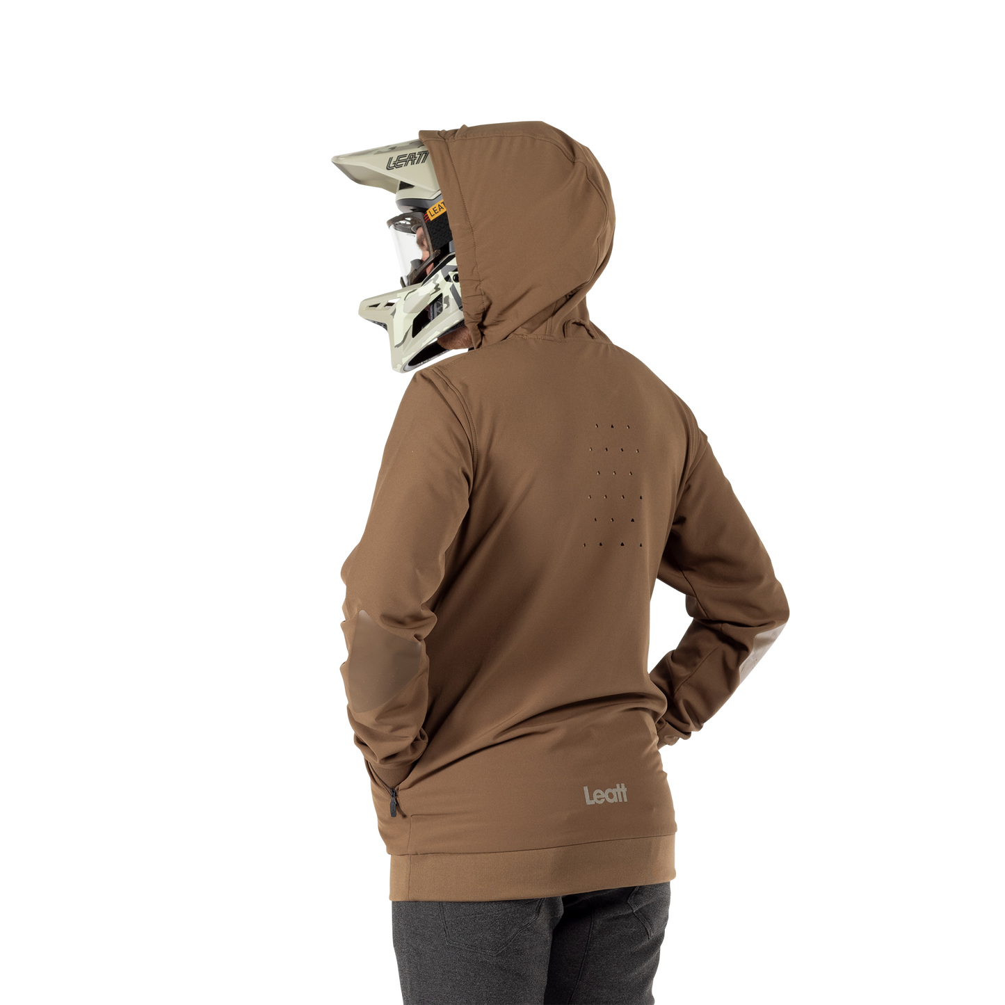 Leatt MTB Gravity 3.0 Hoodie - M - Loam - Image 5