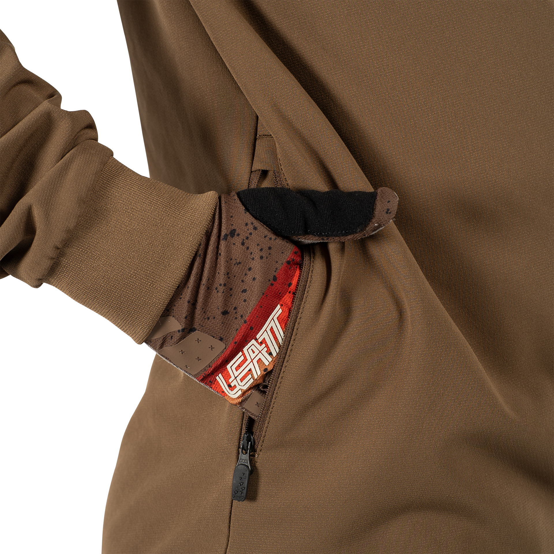 Leatt MTB Gravity 3.0 Hoodie - M - Loam - Image 8