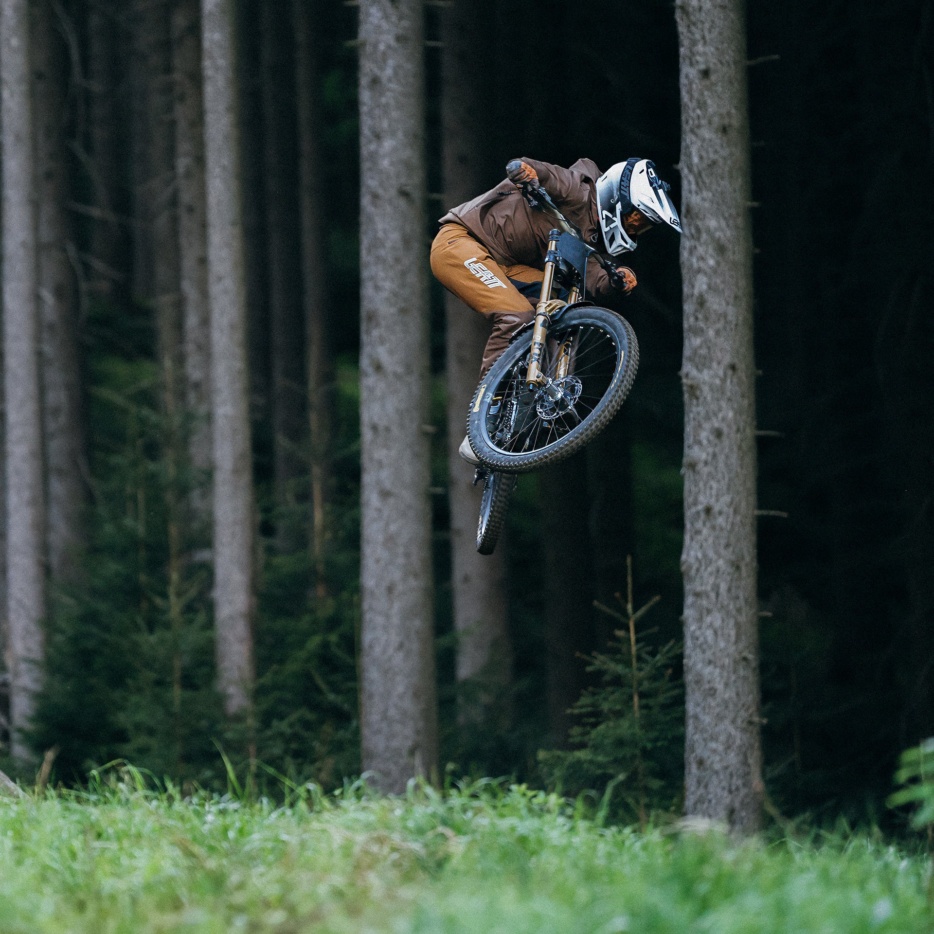 Mtb Hoodie Downhill Hoodie Gravity Gear Camo Green Downhill