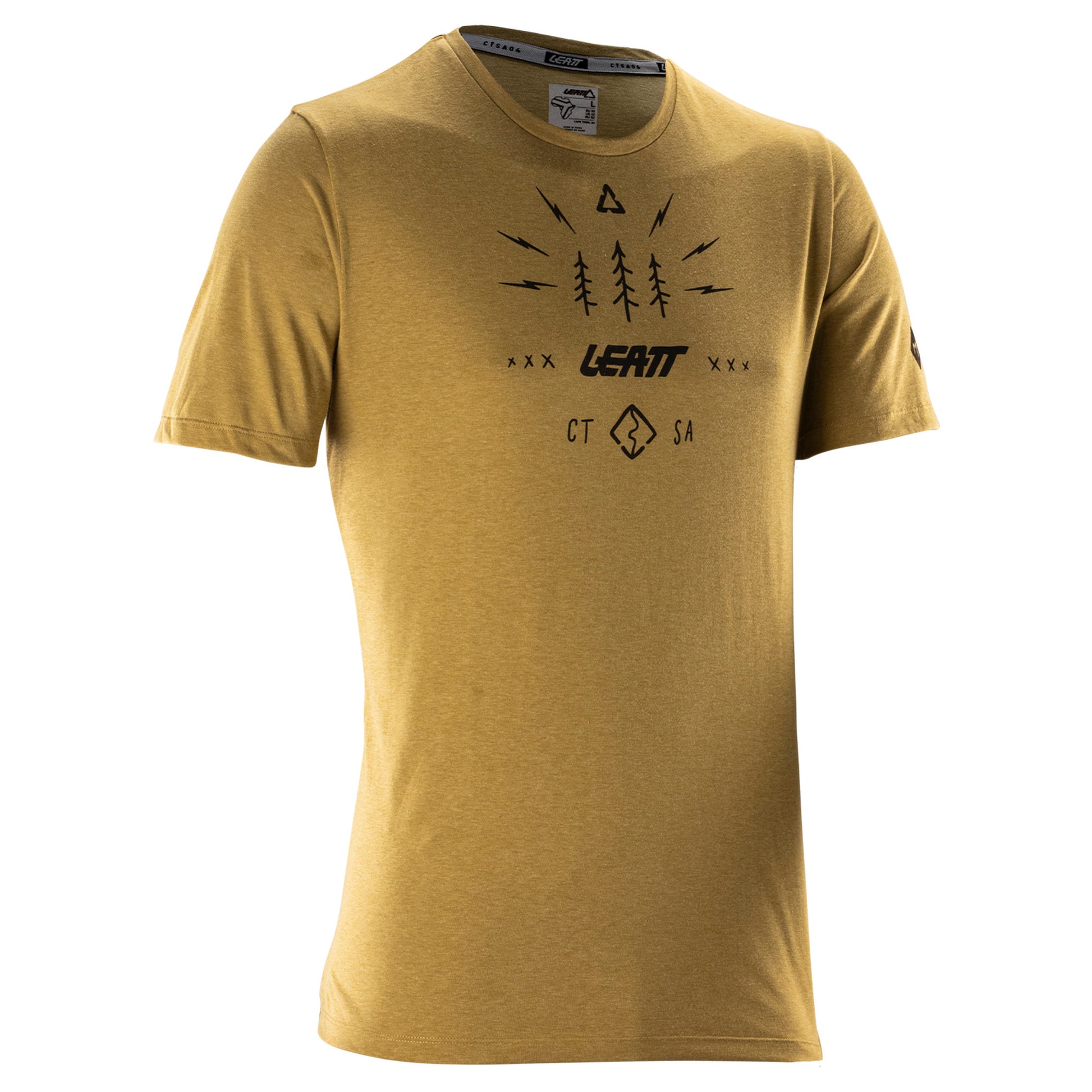 Leatt MTB Gravity 3.0 Jersey - M - Brass Brown - Image 1