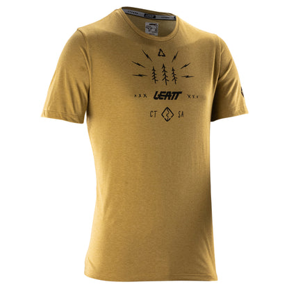 Leatt MTB Gravity 3.0 Jersey - M - Brass Brown - Image 1