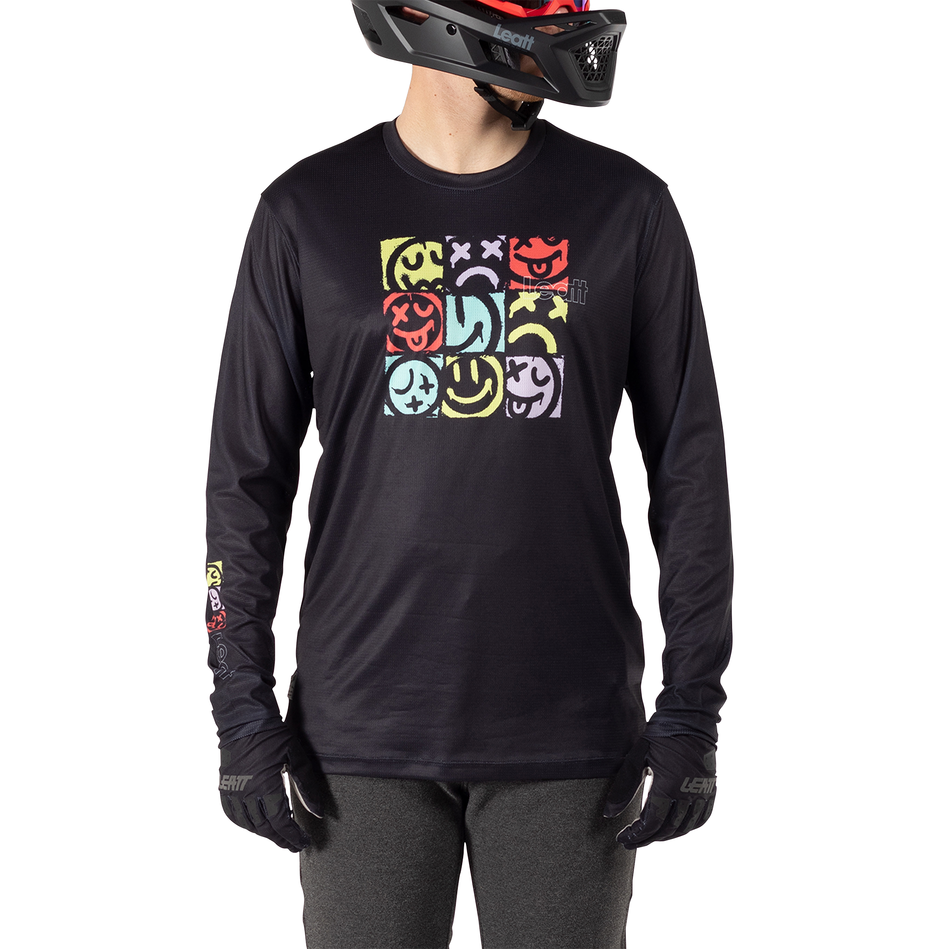 Leatt MTB Gravity 3.0 Long Sleeve Jersey - L - Black - Image 3