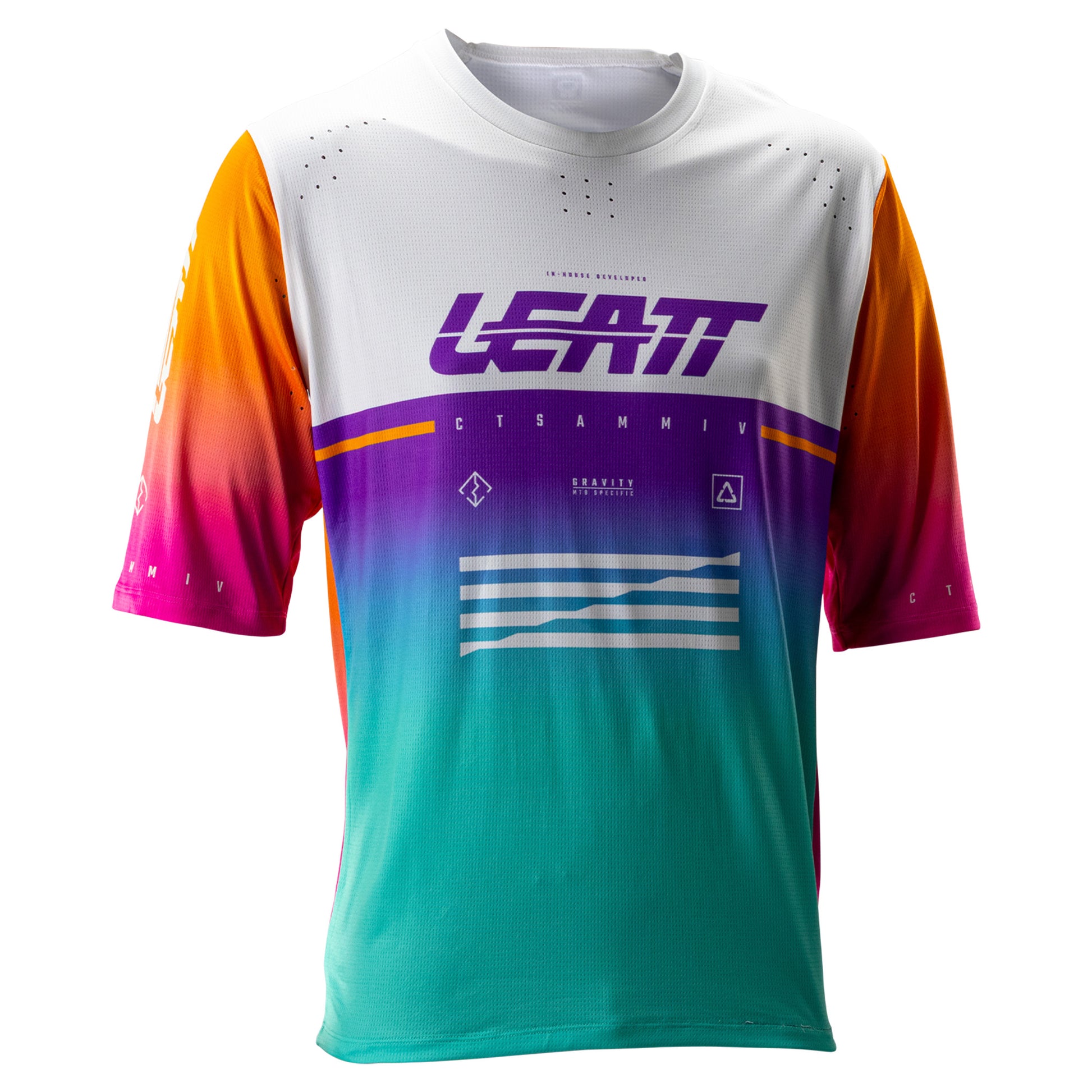 Leatt MTB Gravity 4.0 Jersey - L - Pinata Purple - Image 1