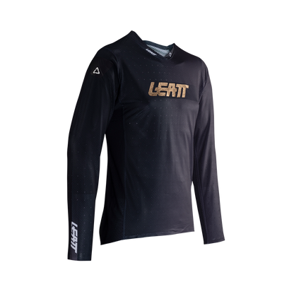 Leatt MTB Gravity 4.0 Junior Long Sleeve Jersey - Youth L - Black - Image 1