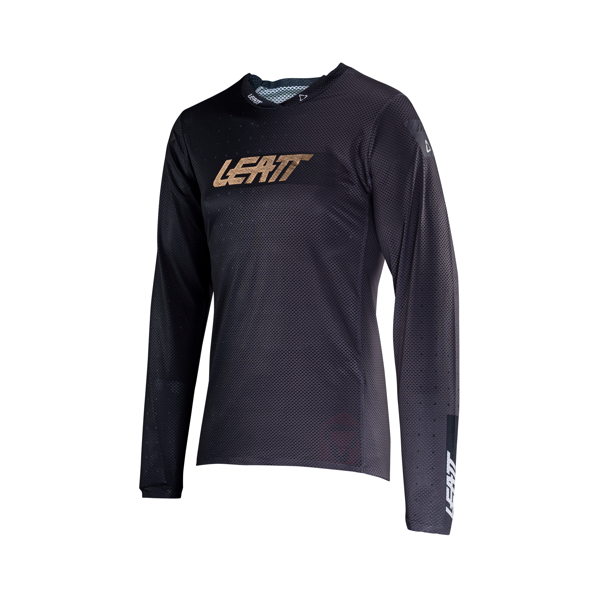 Leatt MTB Gravity 4.0 Junior Long Sleeve Jersey - Youth S - Black - Image 3