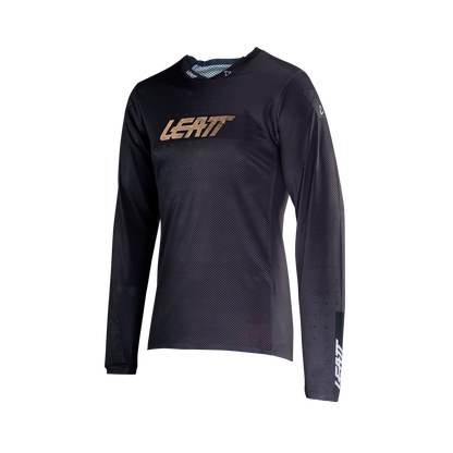 Leatt MTB Gravity 4.0 Long Sleeve Jersey - 2XL - Black - Image 1