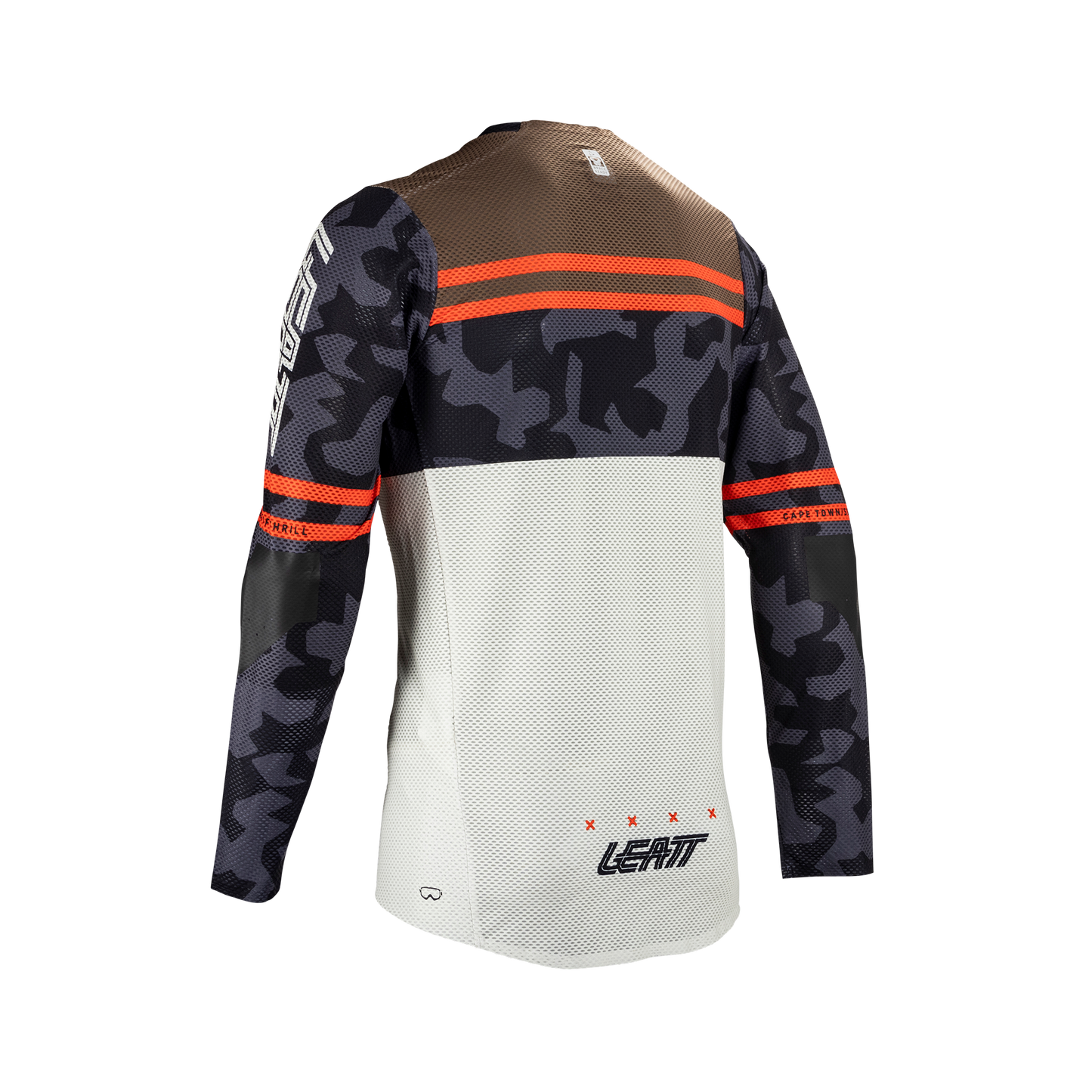 Leatt MTB Gravity 4.0 Long Sleeve Jersey - 2XL - Cream - Image 2