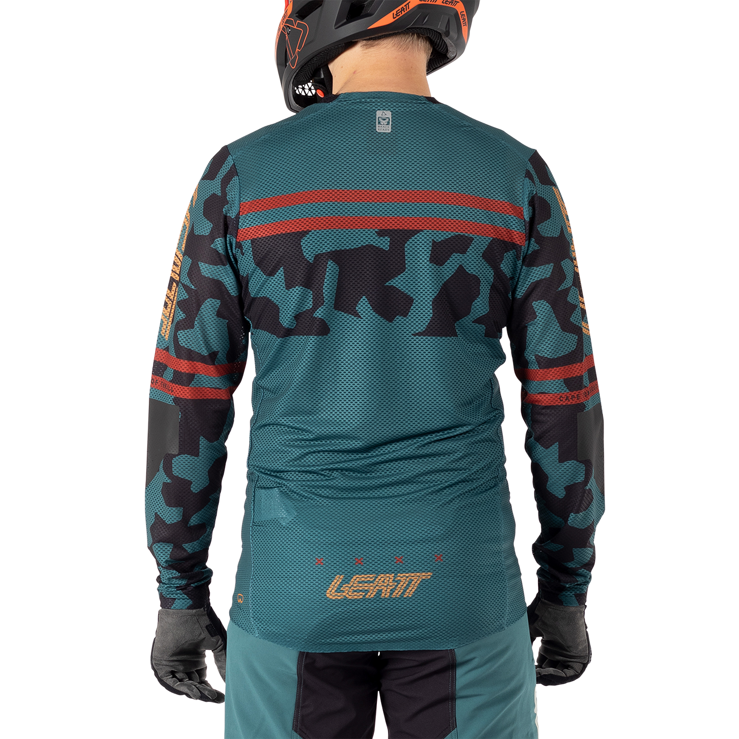 Leatt MTB Gravity 4.0 Long Sleeve Jersey - L - Teal - Image 4