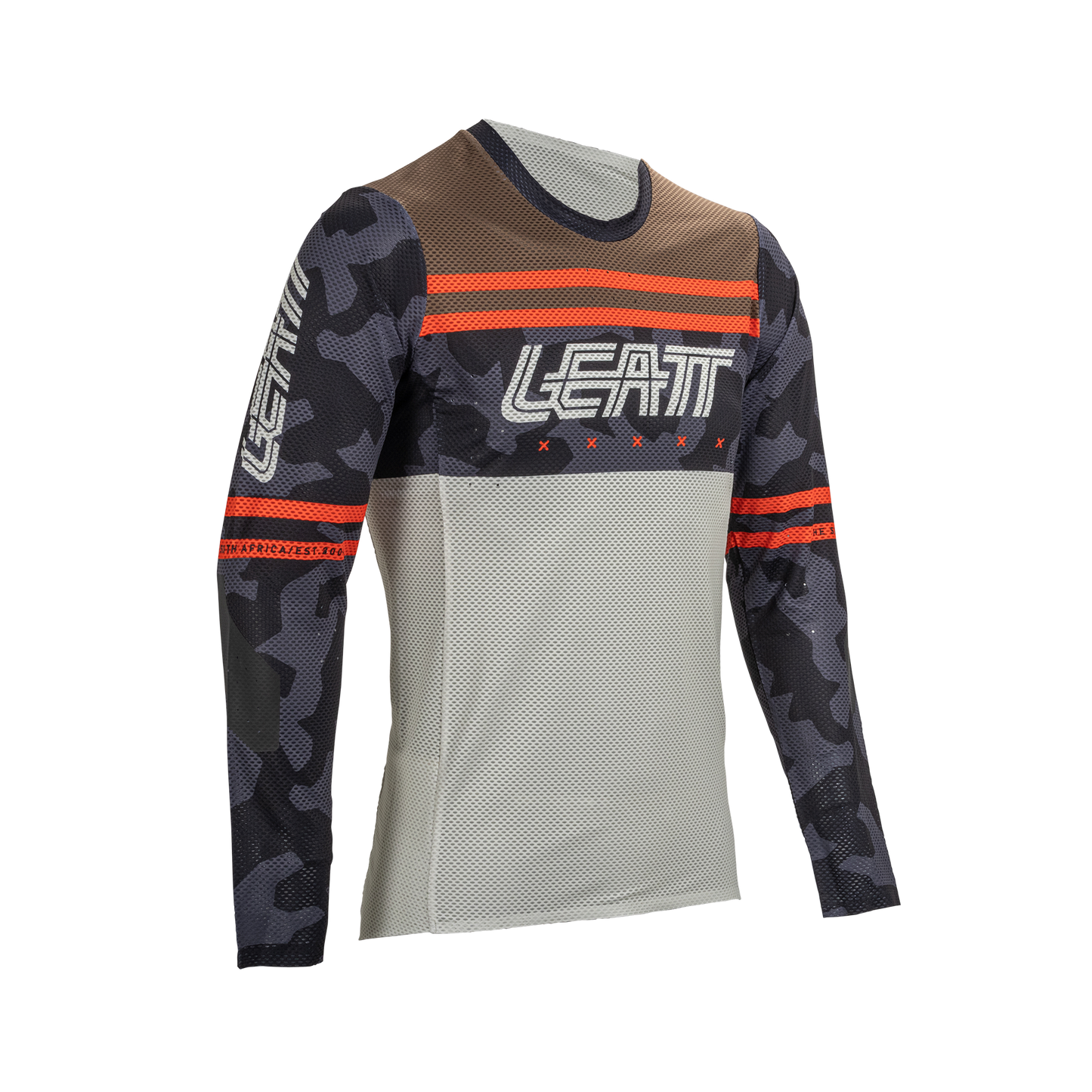 Leatt MTB Gravity 4.0 Long Sleeve Jersey - M - Cream - Image 1