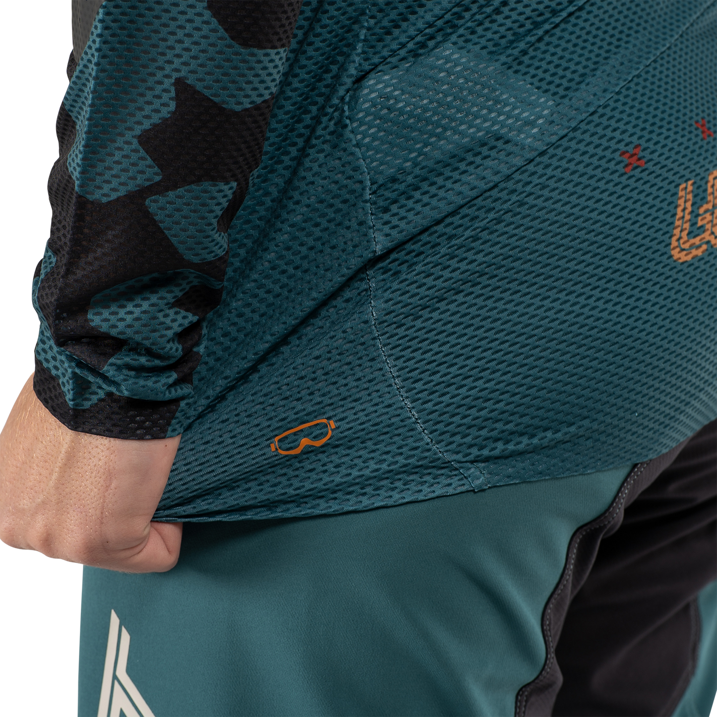 Leatt MTB Gravity 4.0 Long Sleeve Jersey - M - Teal - Image 7