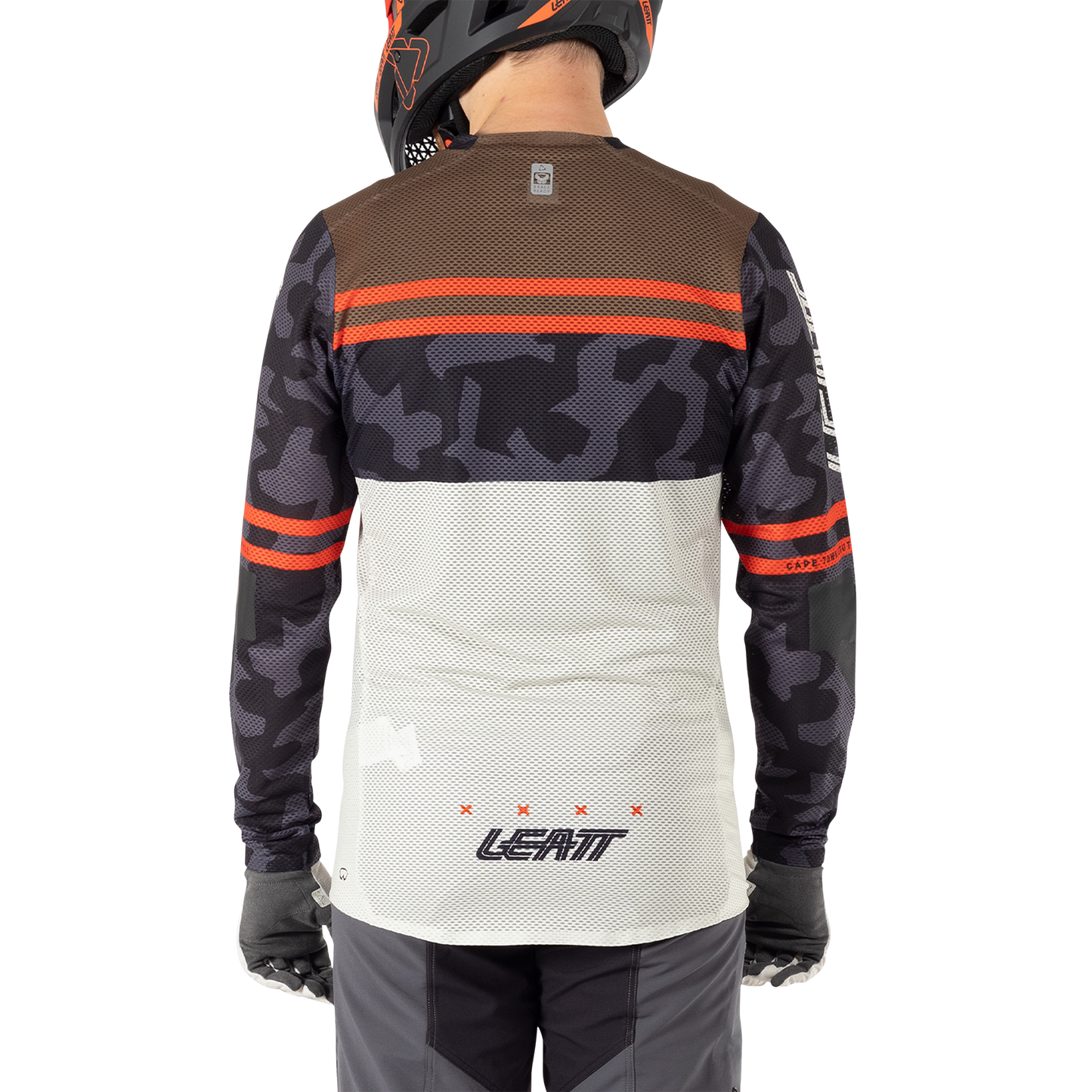 Leatt MTB Gravity 4.0 Long Sleeve Jersey - XL - Cream - Image 4