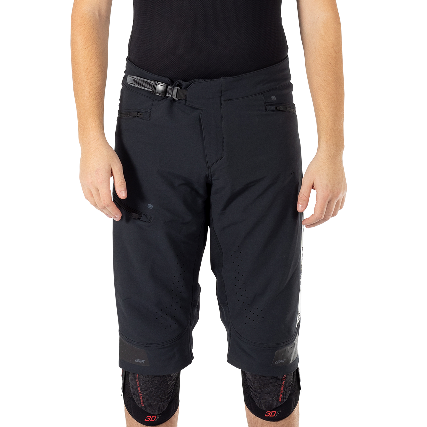 Leatt MTB Gravity 4.0 Shorts - 2XL-38 - Black - Image 3