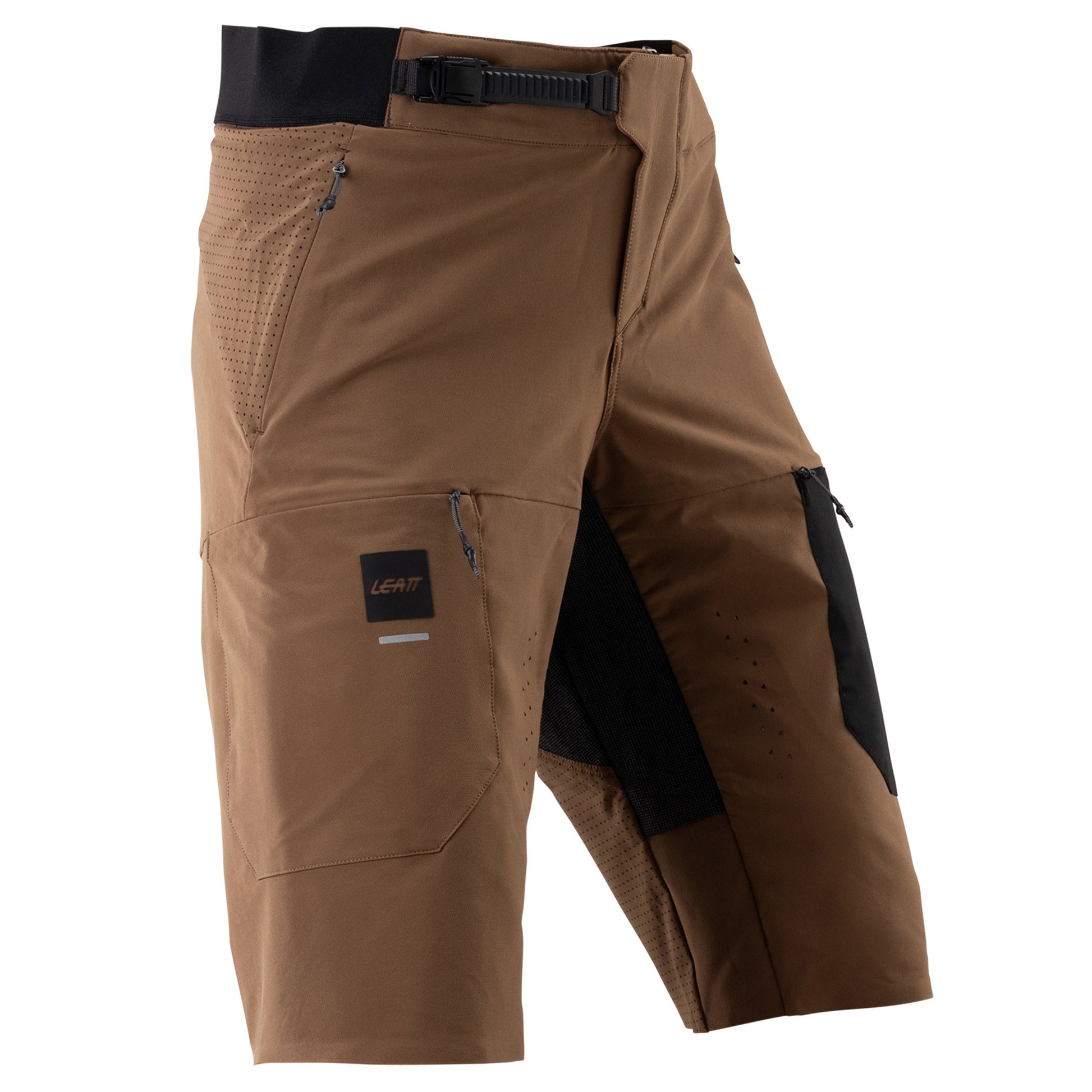 Leatt MTB Gravity 4.0 Shorts - S - Loam Brown - Image 1