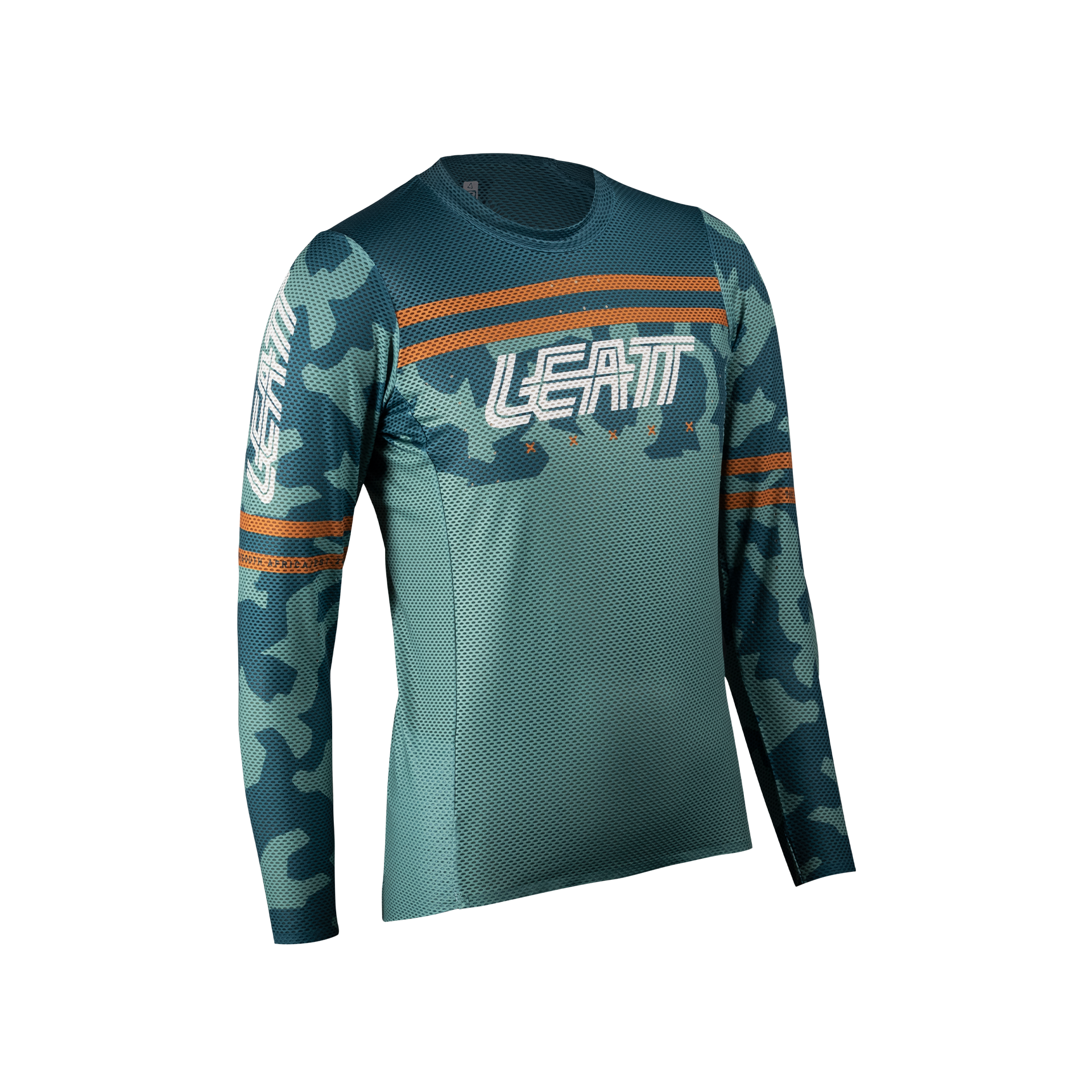 Leatt MTB Gravity 4.0 Women's Long Sleeve Jersey - Women's S - Lagoon - Image 1