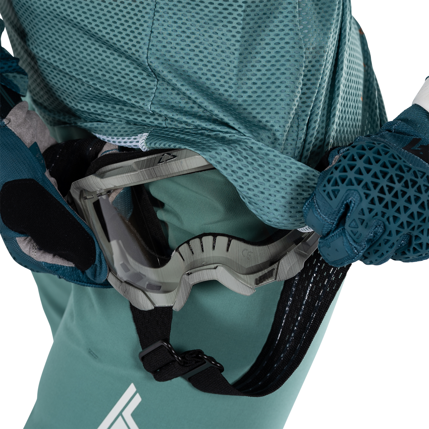 Leatt MTB Gravity 4.0 Women's Long Sleeve Jersey - Women's S - Lagoon - Image 7