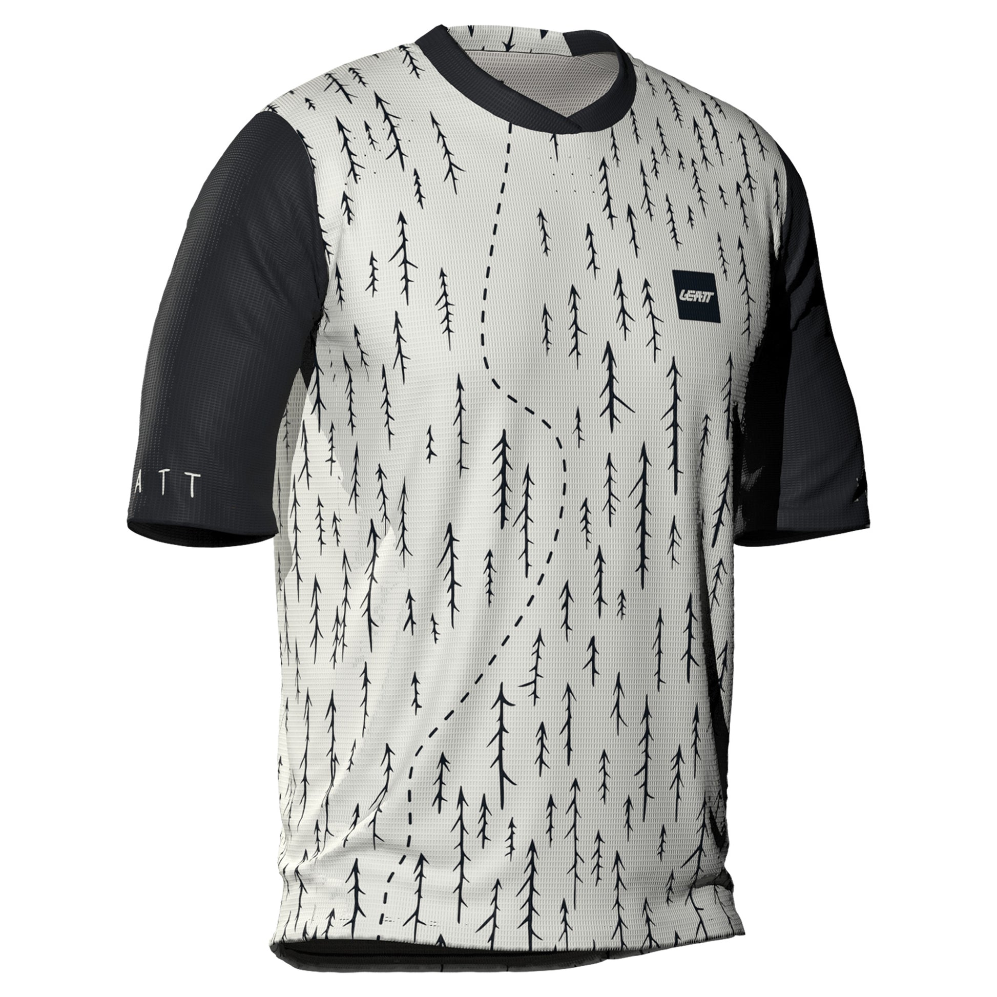 Leatt MTB Gravity 4.0 Youth Jersey - S - White Trails - Image 1