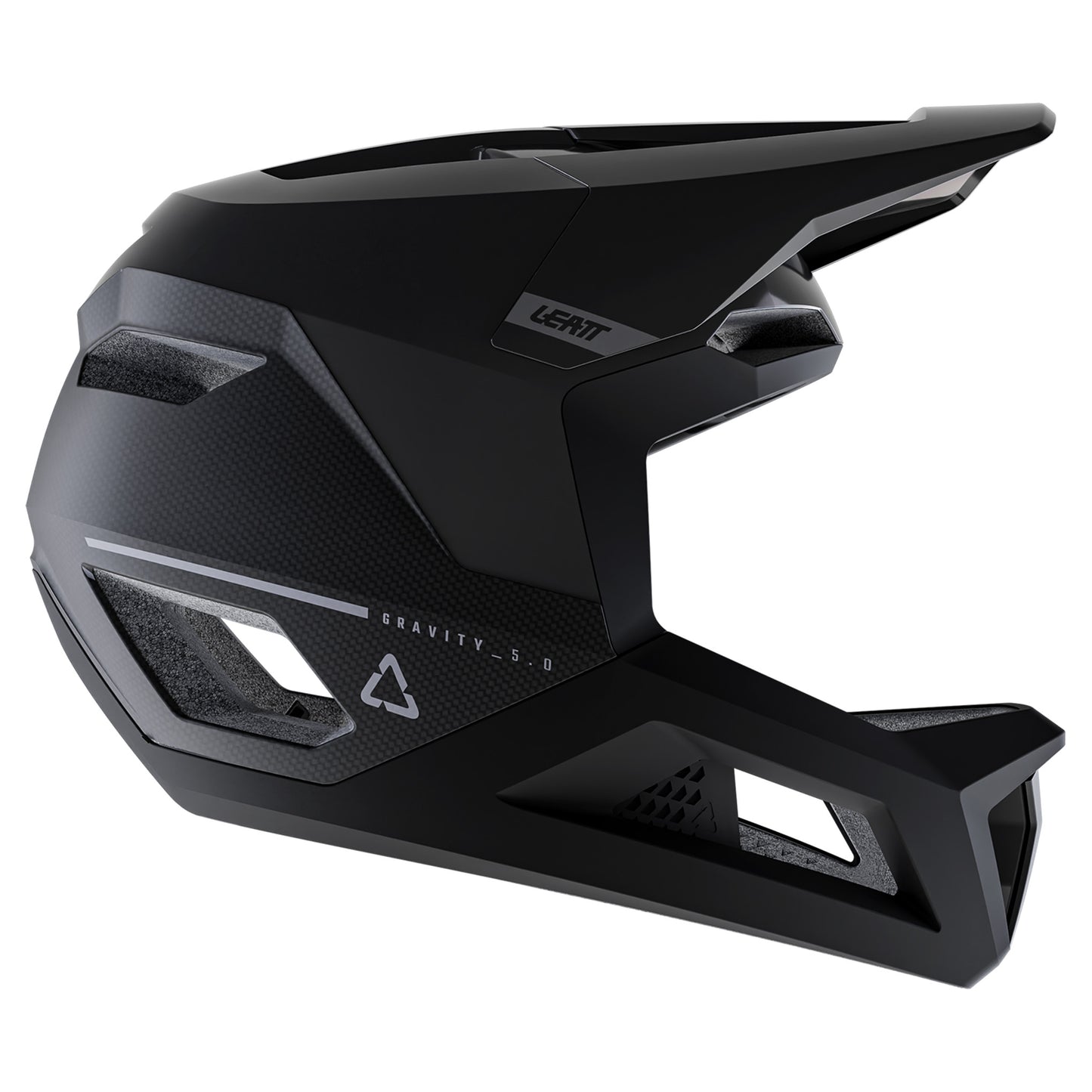 Leatt MTB Gravity 5.0 Helmet - L - Black - Image 1